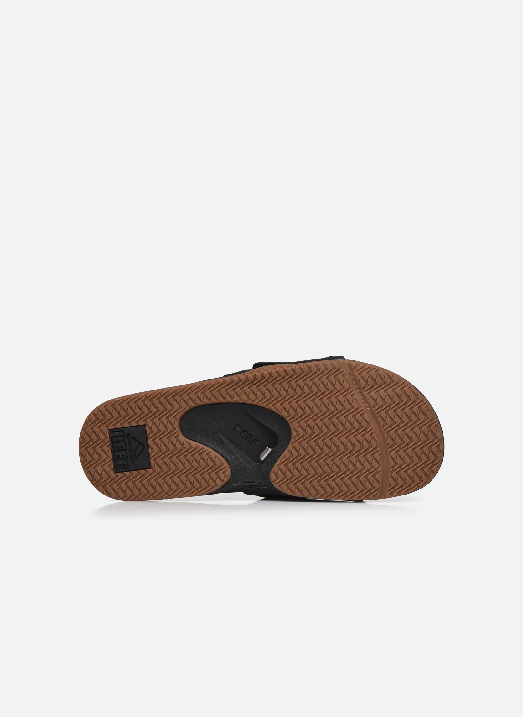 Sandalen und Pantoletten Fanning Slide herren schwarz Reef Sandalen und Pantoletten Fanning Slide herren schwarz Black Silver