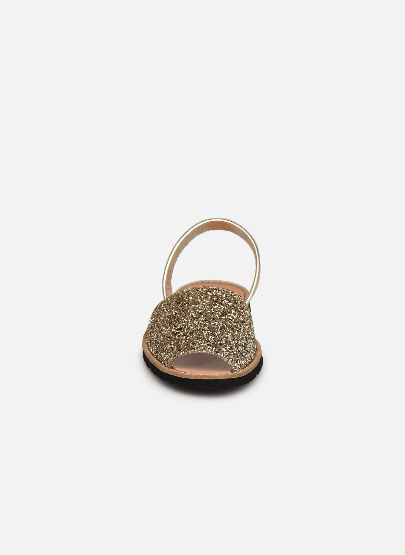 Comfortabele Zomerschoenen Avarca Menorquina Damessandalen | Suède Leer Met Micro-Glitter | Handgemaakt In Spanje | Avarca Autobanden