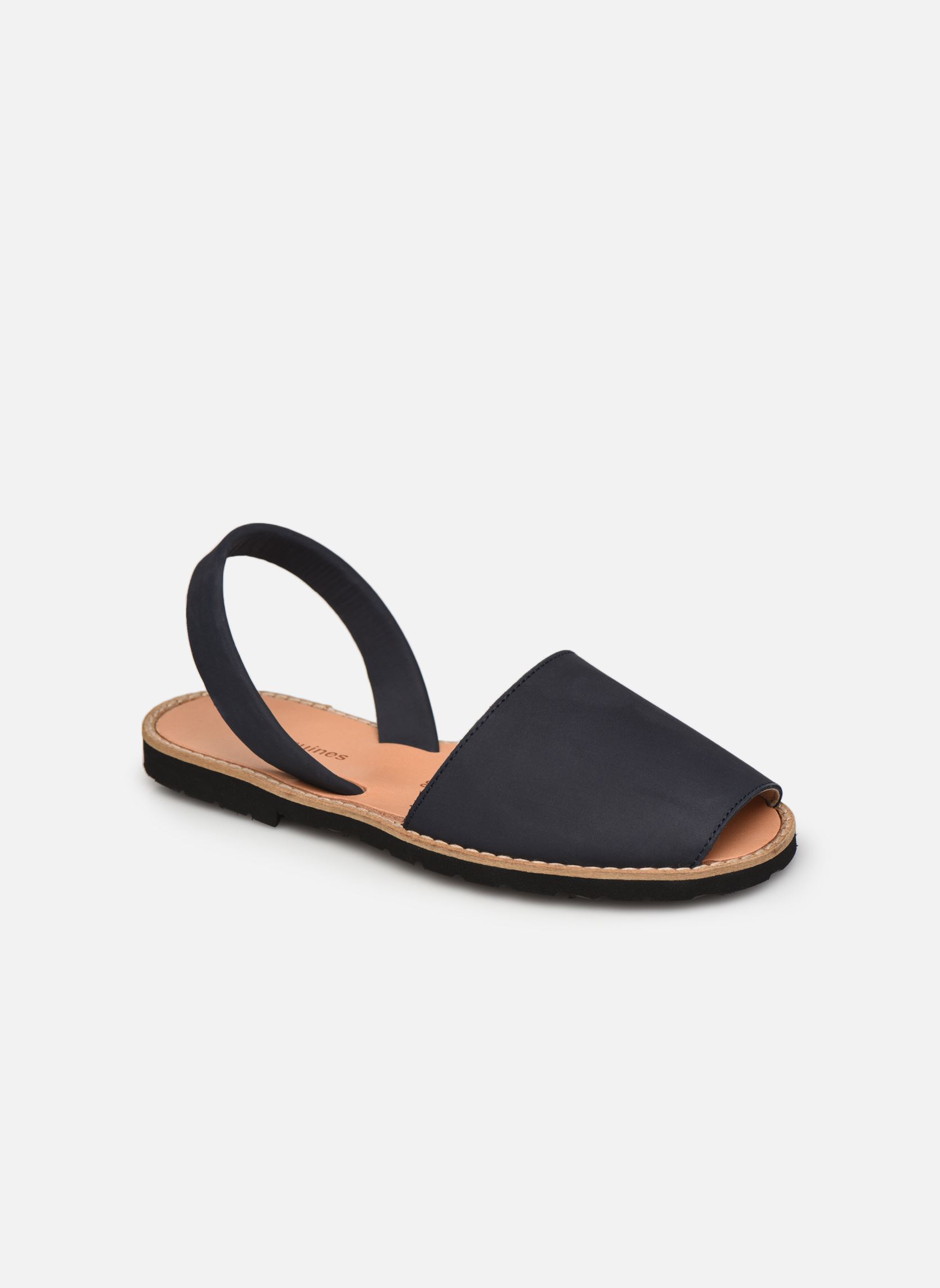 Sandales Avarca Nubuck Chine femme bleu Minorquines Sandales Avarca Nubuck Chine femme bleu CHINE BLEU