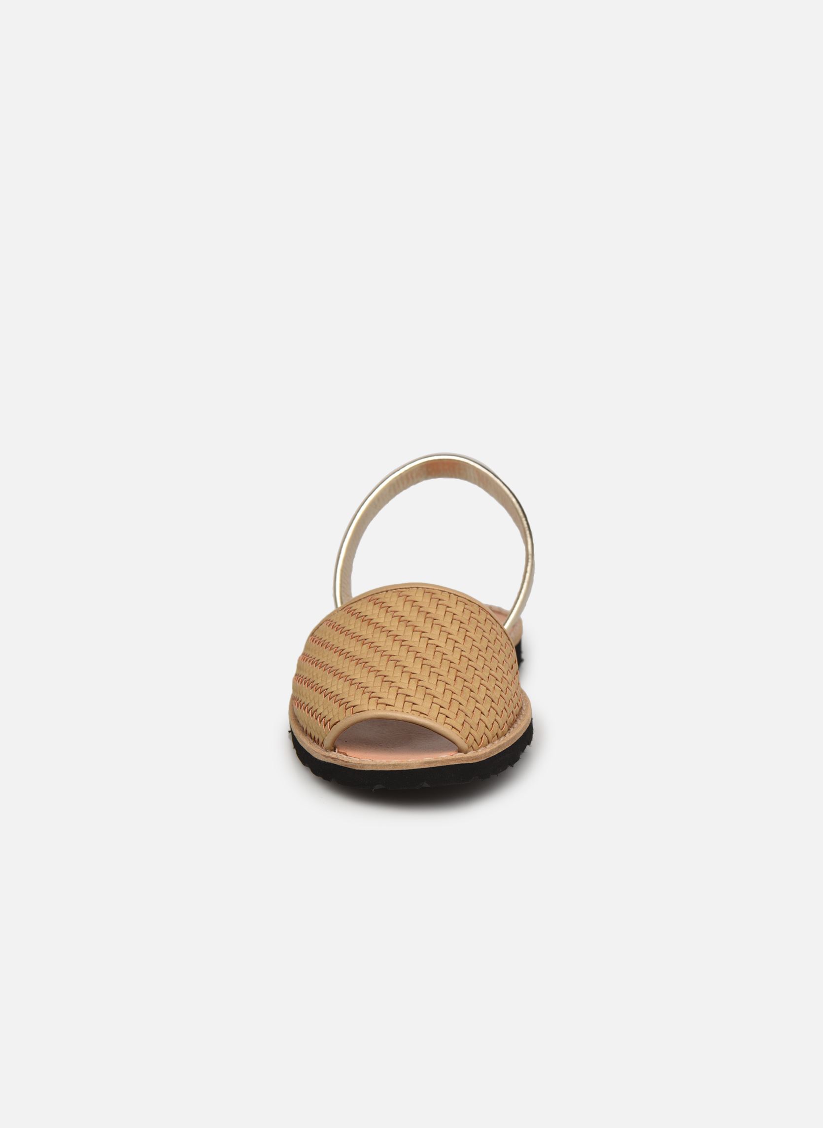 Sandalen Avarca Cuir Tressé Beige damen beige Minorquines Sandalen Avarca Cuir Tressé Beige damen beige BEIGE