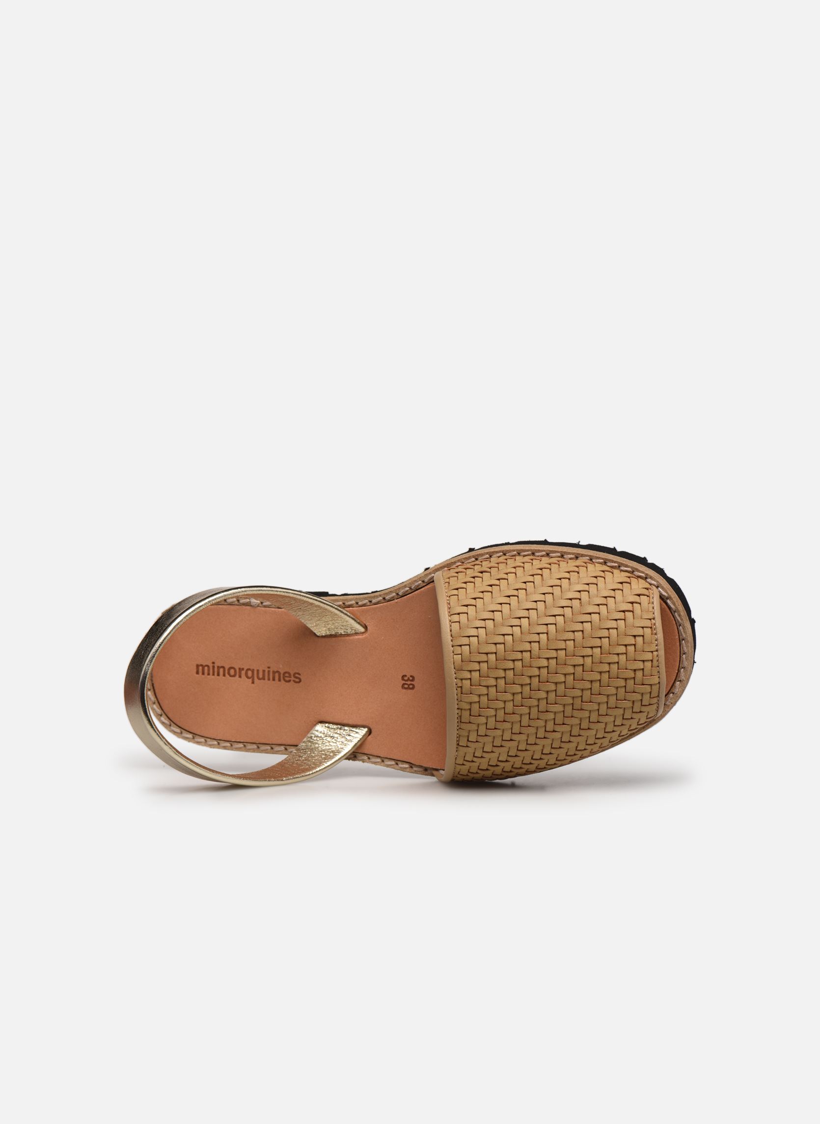 Sandalen Avarca Cuir Tressé Beige damen beige Minorquines Sandalen Avarca Cuir Tressé Beige damen beige BEIGE