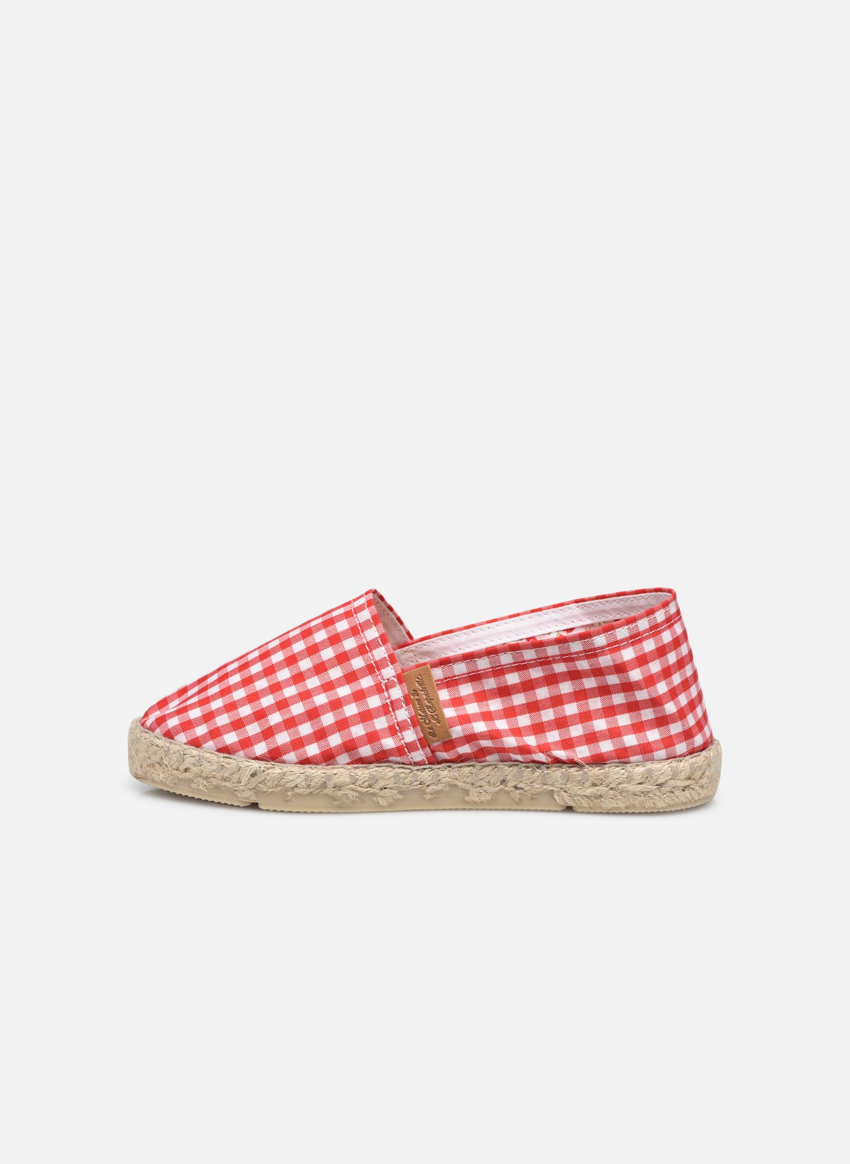 Espadrilles Sabline Vichy E rood La maison de l'espadrille Espadrilles Sabline Vichy E rood ROUGE