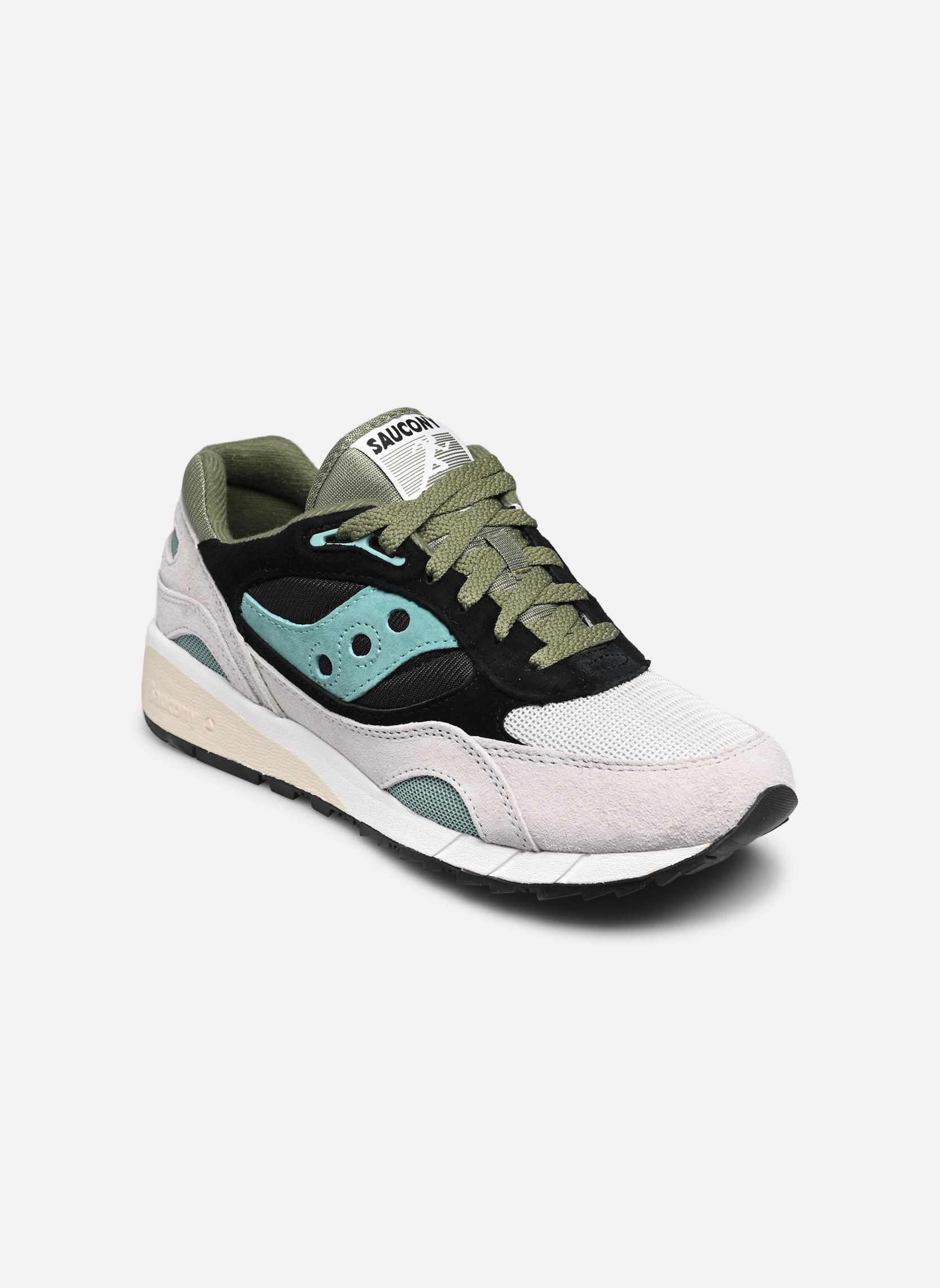 Niedrige Sneaker Shadow 6000 M herren grau Saucony Niedrige Sneaker Shadow 6000 M herren grau Grey/Green/Black