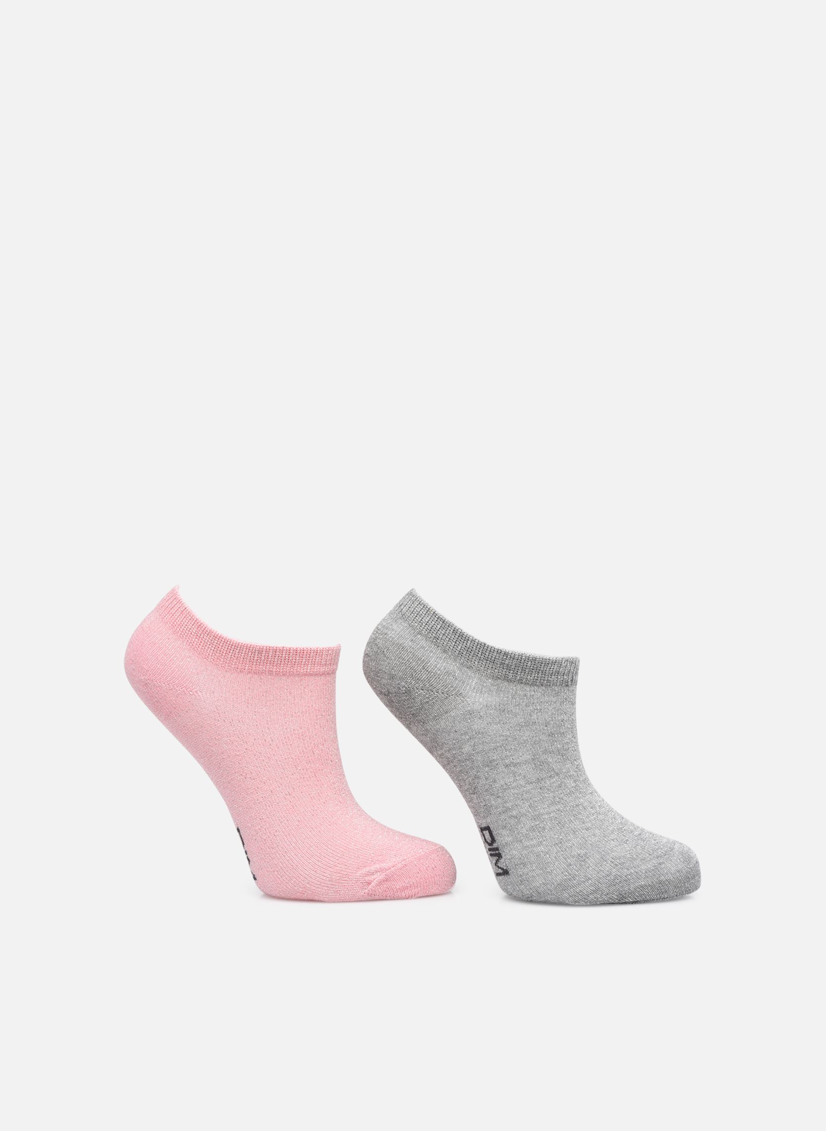 Socquettes Lurex Coton Style Socquettes Courtes X2 fille rose Dim Socquettes Lurex Coton Style Socquettes Courtes X2 fille rose ROSE BONBONGRIS CLAIR CHINE