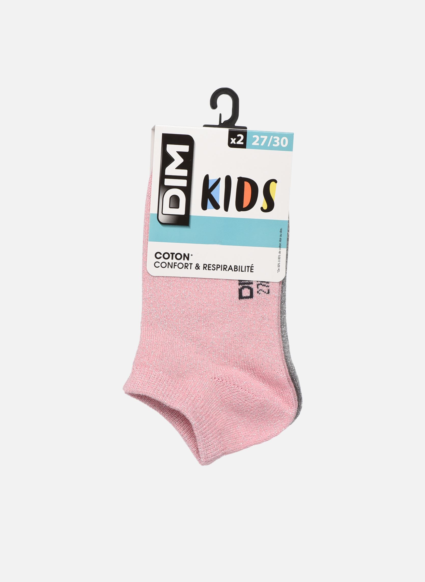 Chaussettes et collants Dim Lurex Coton Style Socquettes Courtes X2 pour Accessoires