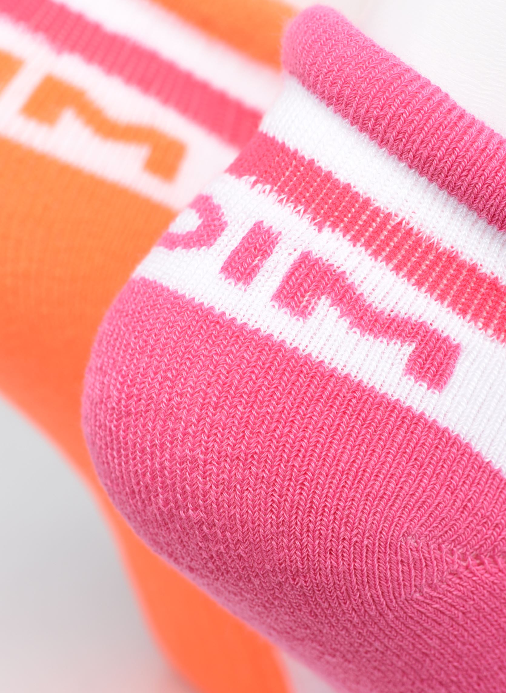 Socquettes Sport Socquettes Courtes X2 fille blanc Dim Socquettes Sport Socquettes Courtes X2 fille blanc Rose Rétro & Corail