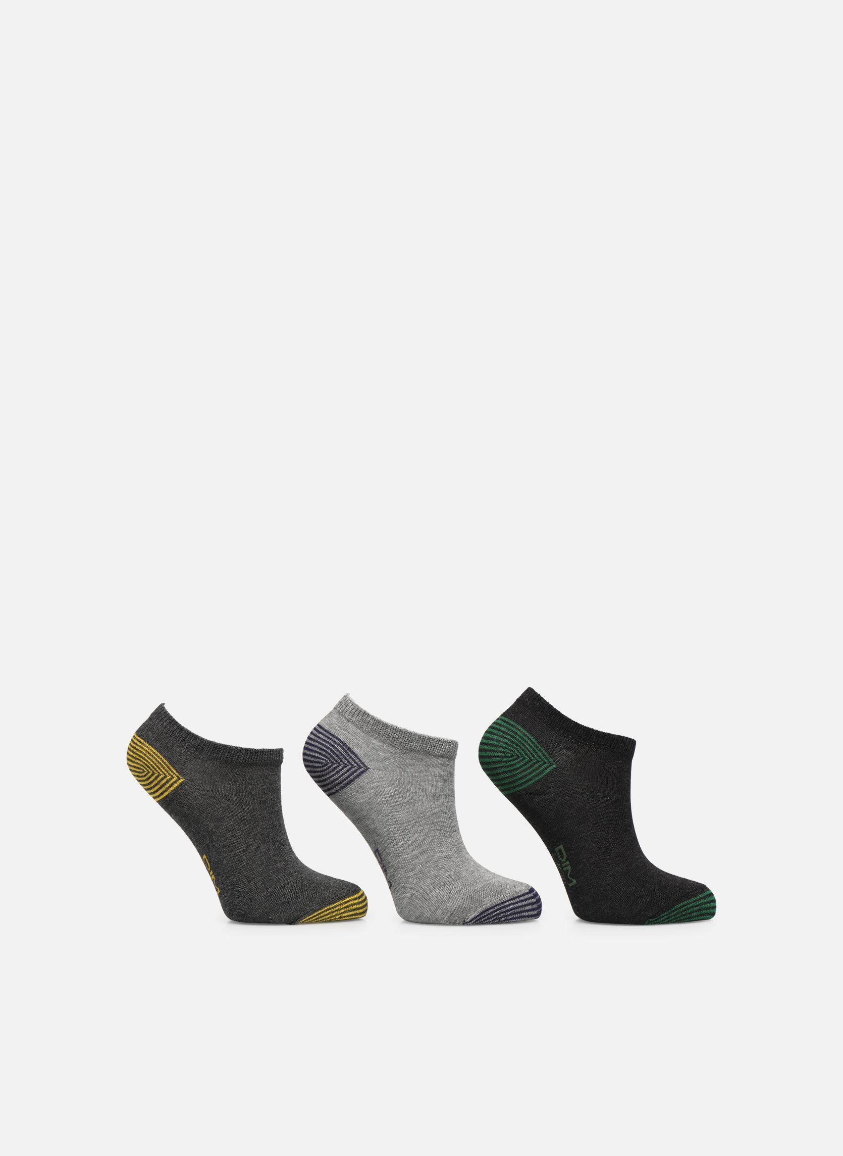 Chaussettes Socquettes Courtes Coton Style Mix & Mat garçon multicolore Dim Chaussettes Socquettes Courtes Coton Style Mix & Mat garçon multicolore ADZ - GRIS MOYEN CHINÉ & GRIS