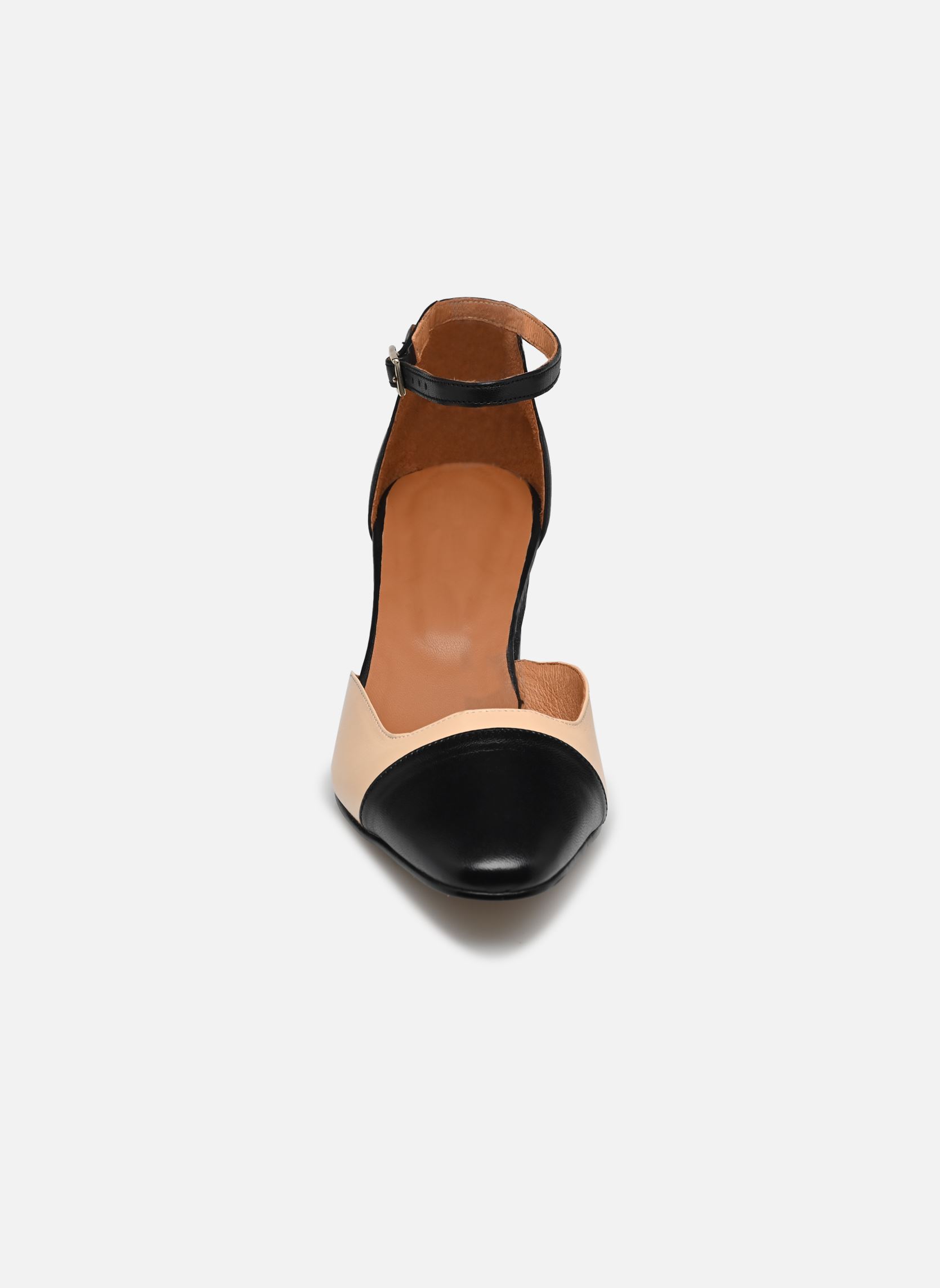 Pumps mit Riemchen DHAPOPIN damen beige Jonak Pumps mit Riemchen DHAPOPIN damen beige Noir/beige
