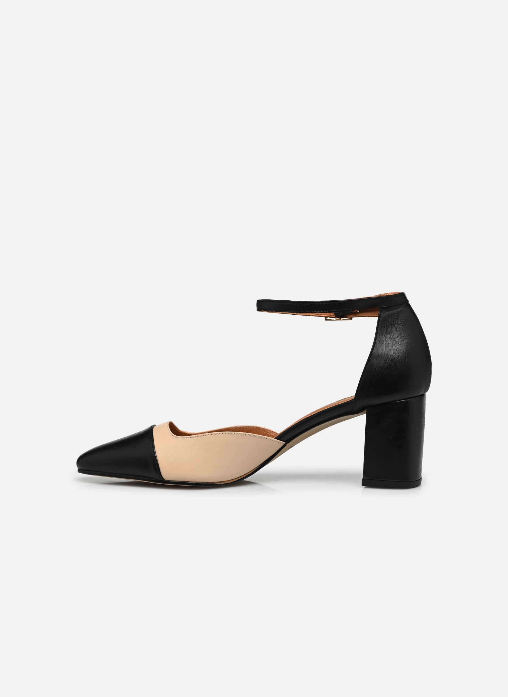 Pumps mit Riemchen DHAPOPIN damen beige Jonak Pumps mit Riemchen DHAPOPIN damen beige Noir/beige
