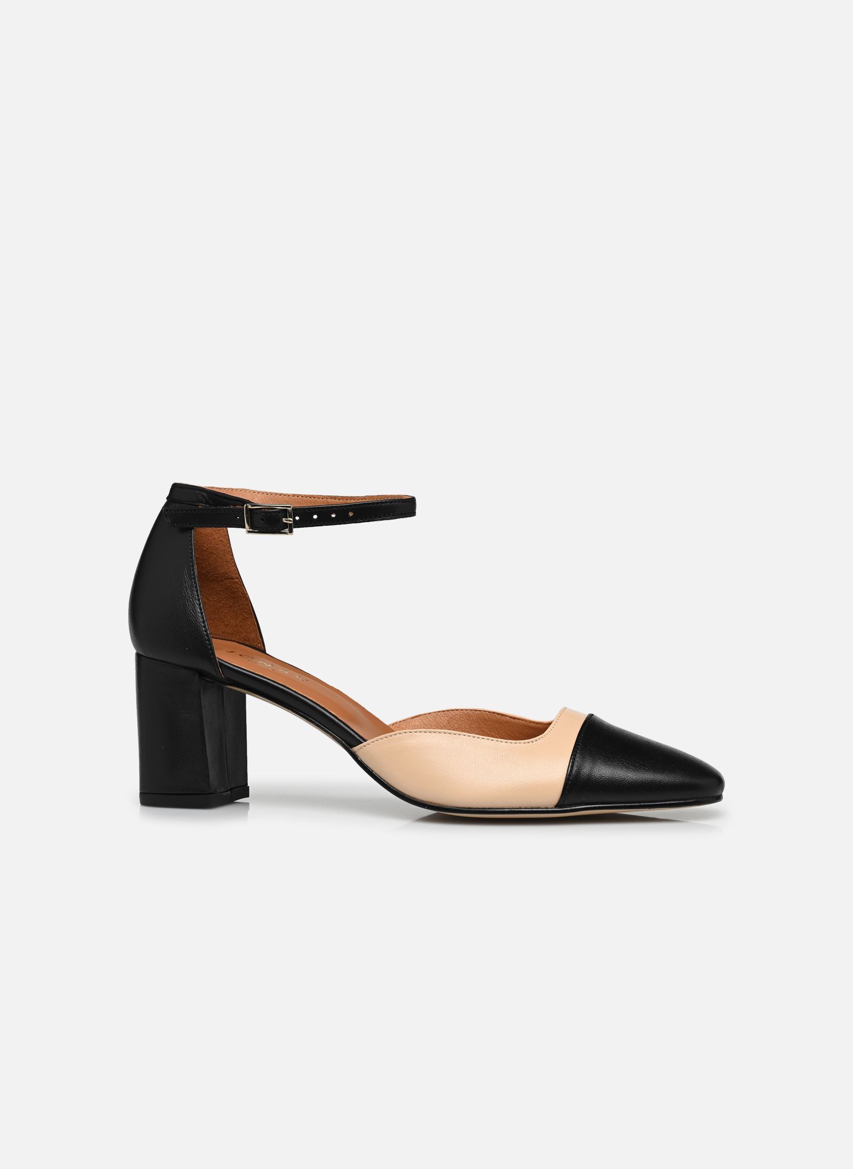 Pumps mit Riemchen DHAPOPIN damen beige Jonak Pumps mit Riemchen DHAPOPIN damen beige Noir/beige