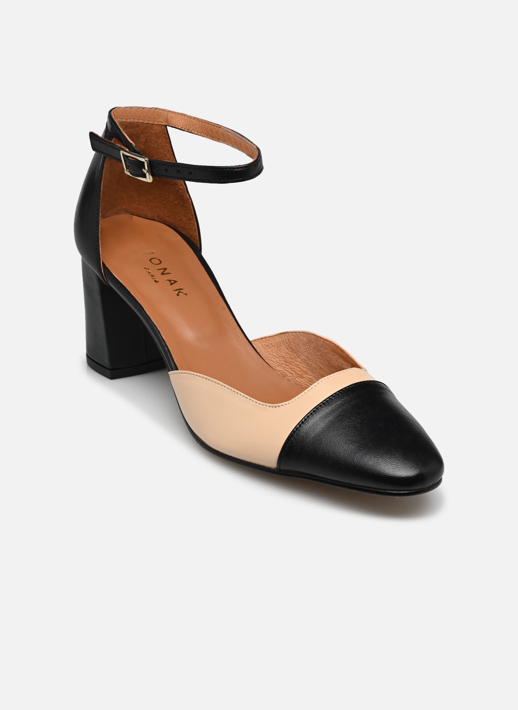 Pumps mit Riemchen DHAPOPIN damen beige Jonak Pumps mit Riemchen DHAPOPIN damen beige Noir/beige