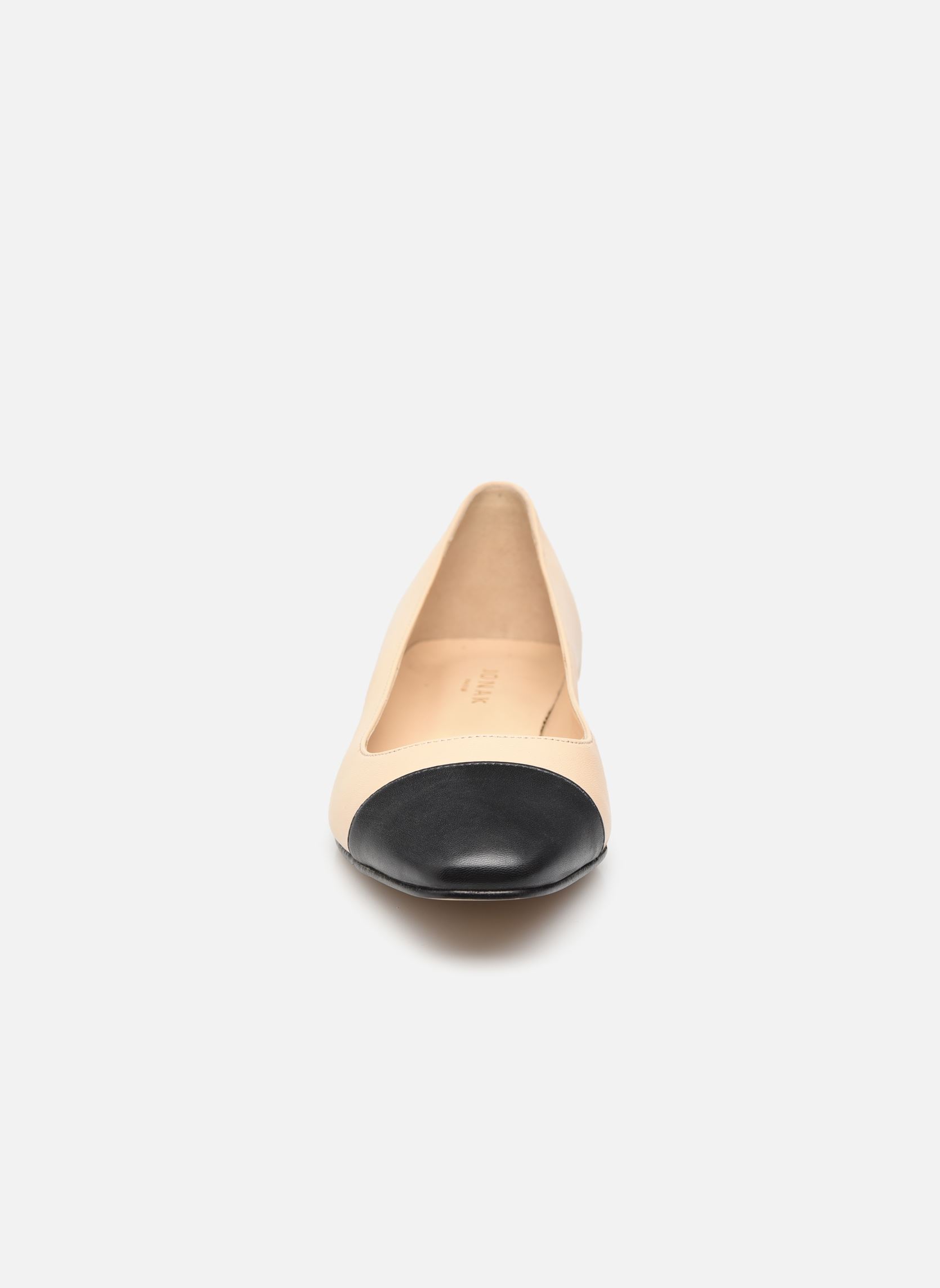 Klassieke ballerina's DOSTRA dames beige Jonak Klassieke ballerina's DOSTRA dames beige Noir/beige