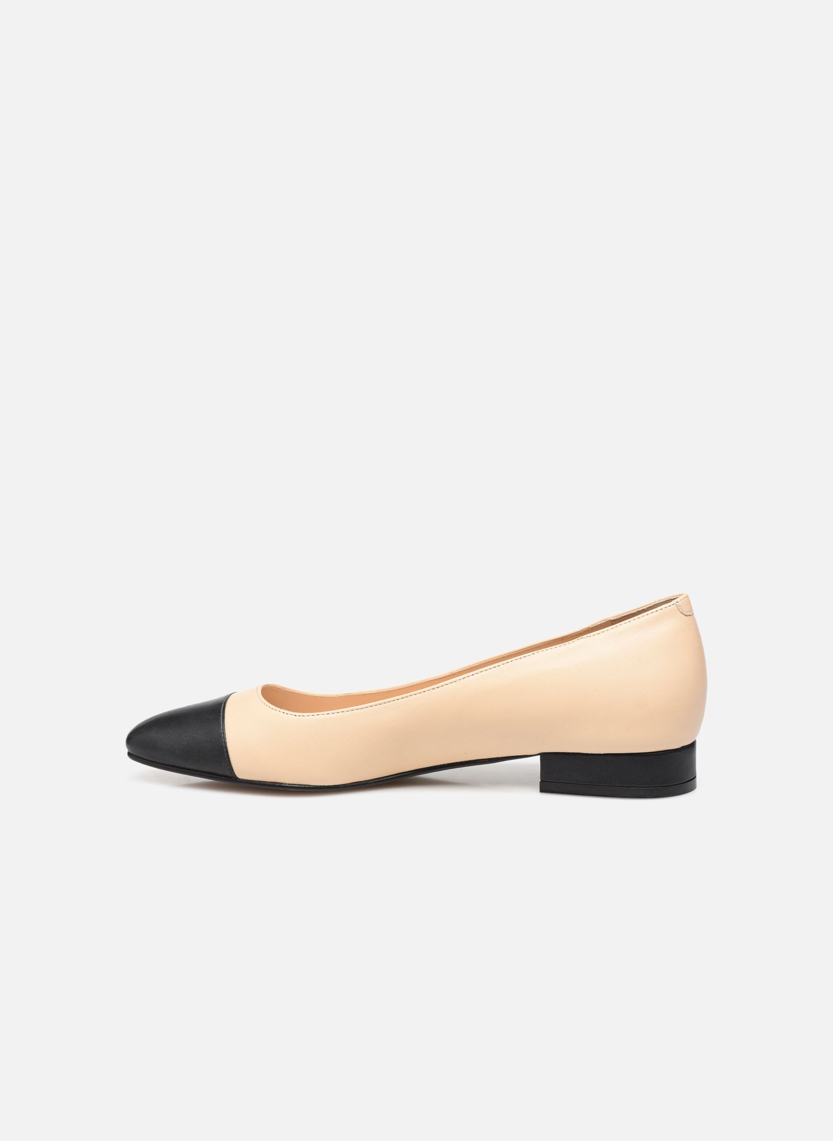 Klassieke ballerina's DOSTRA dames beige Jonak Klassieke ballerina's DOSTRA dames beige Noir/beige