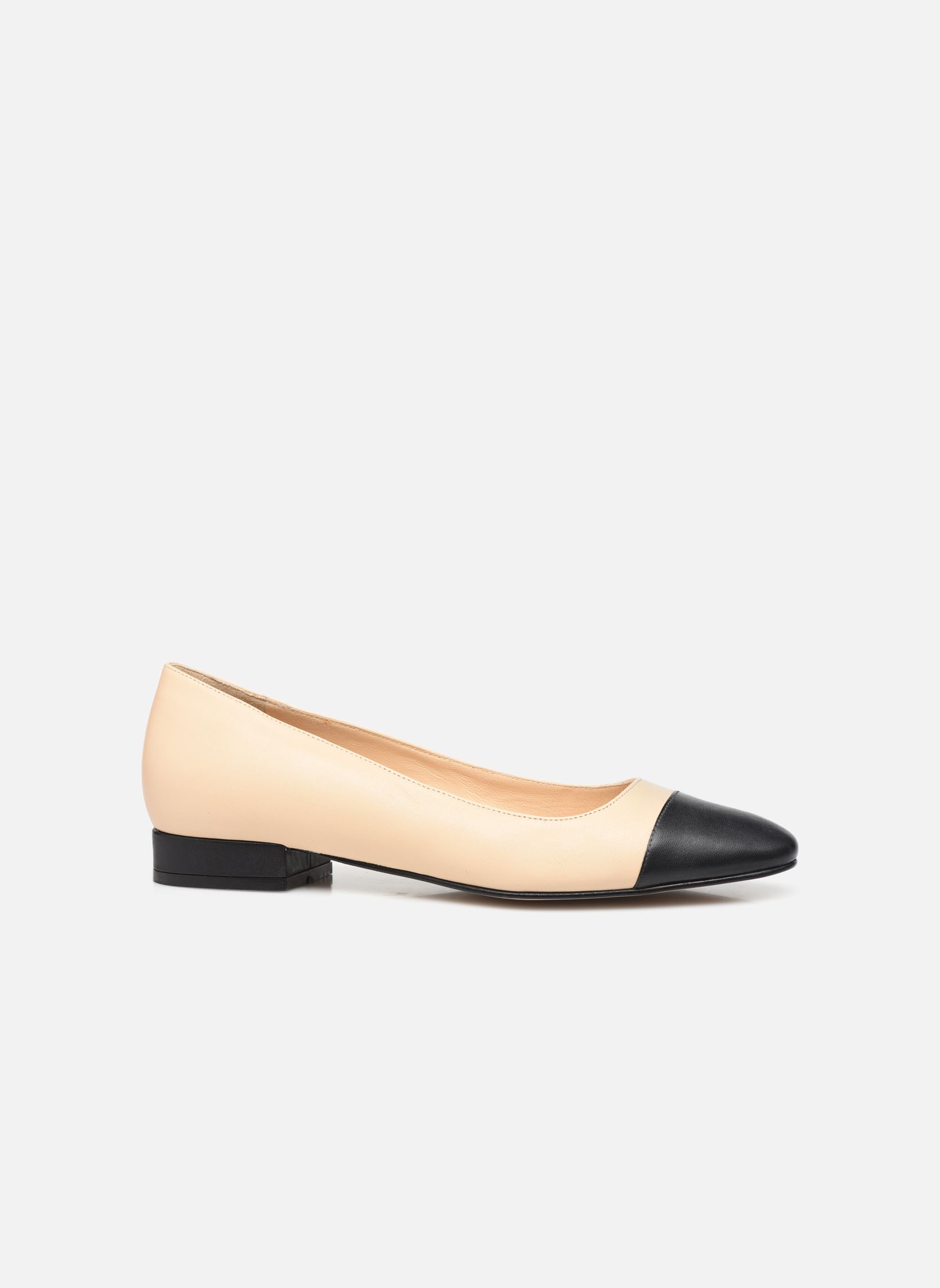 Klassieke ballerina's DOSTRA dames beige Jonak Klassieke ballerina's DOSTRA dames beige Noir/beige