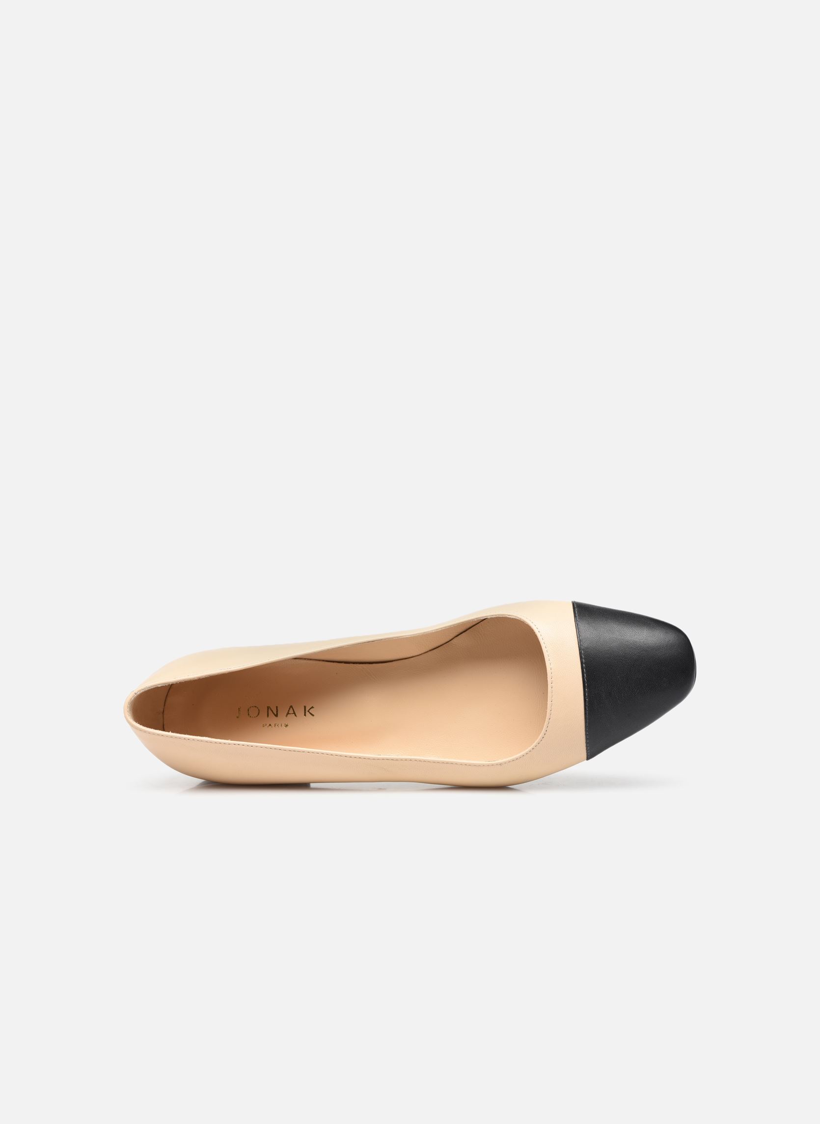 Klassieke ballerina's DOSTRA dames beige Jonak Klassieke ballerina's DOSTRA dames beige Noir/beige