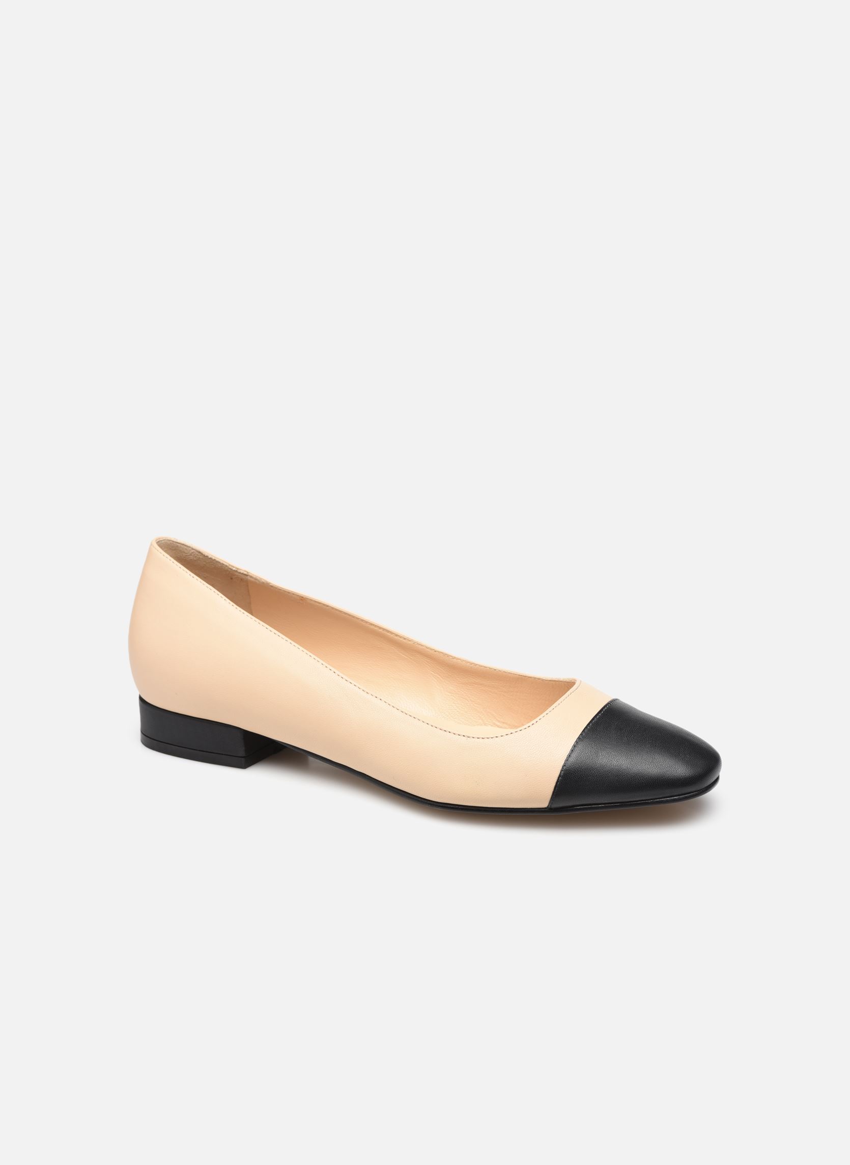 Klassieke ballerina's DOSTRA dames beige Jonak Klassieke ballerina's DOSTRA dames beige Noir/beige