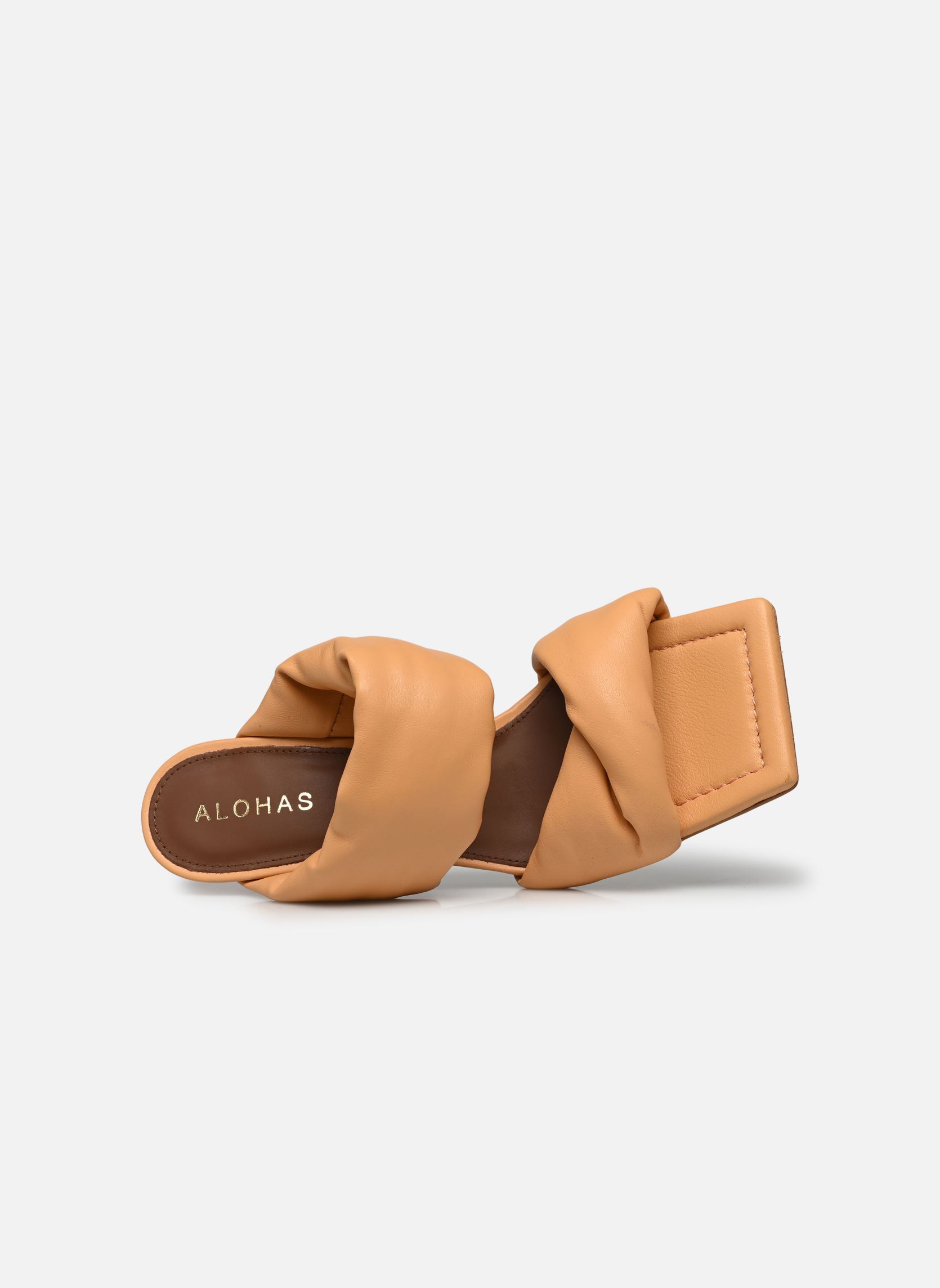 Pantoletten Twist Strap damen orange Alohas Pantoletten Twist Strap damen orange TANGY ORANGE