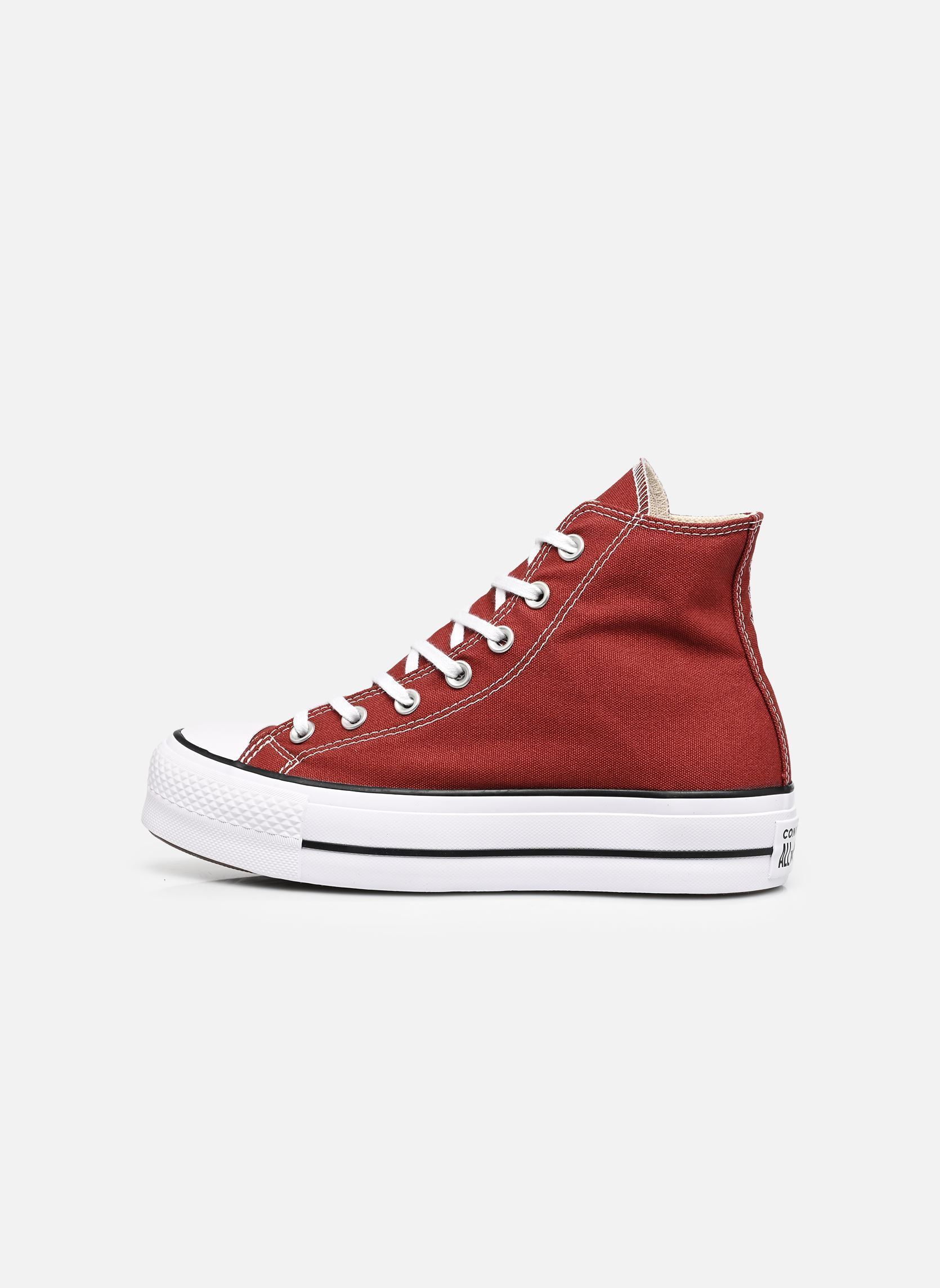 Knöchelhohe Sneaker Chuck Taylor All Star Lift Hi W damen bordeaux Converse Knöchelhohe Sneaker Chuck Taylor All Star Lift Hi W damen bordeaux ROTTIN APPLE/WHITE/BLACK