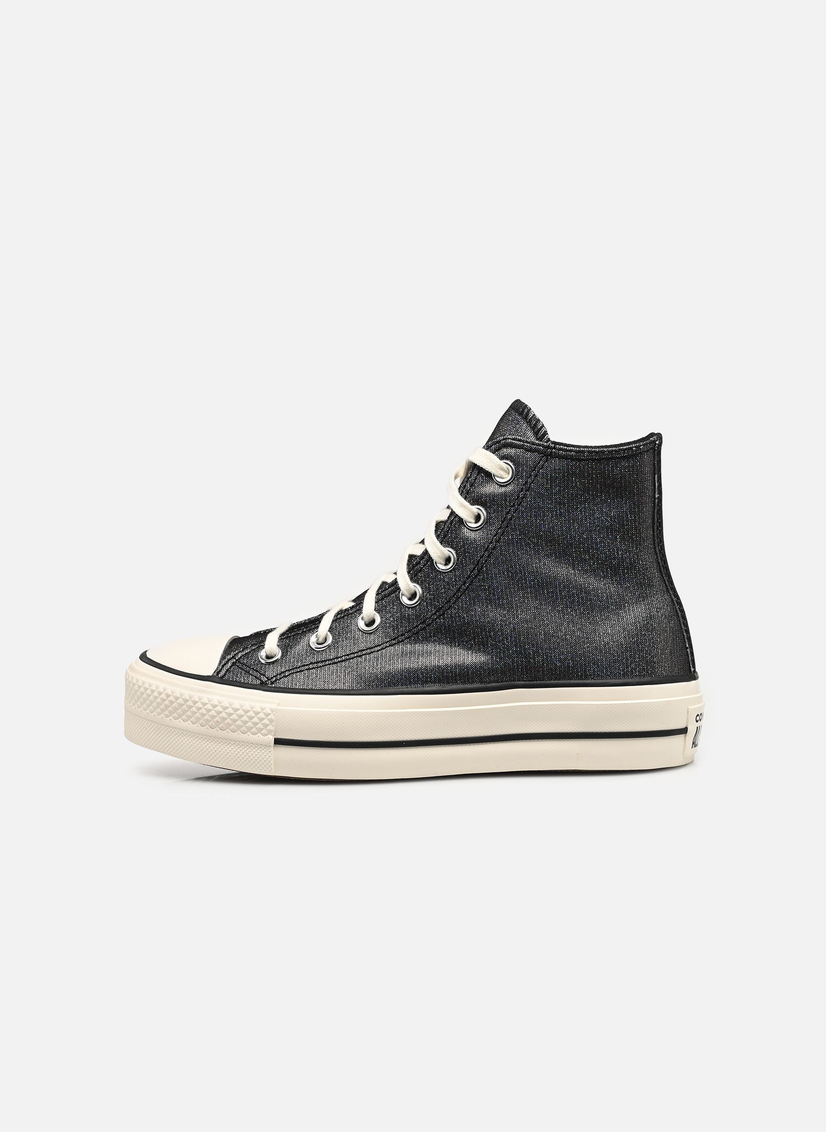 Baskets montantes Chuck Taylor All Star Lift Hi W femme multicolore Converse Baskets montantes Chuck Taylor All Star Lift Hi W femme multicolore BLACK/BLACK/EGRET