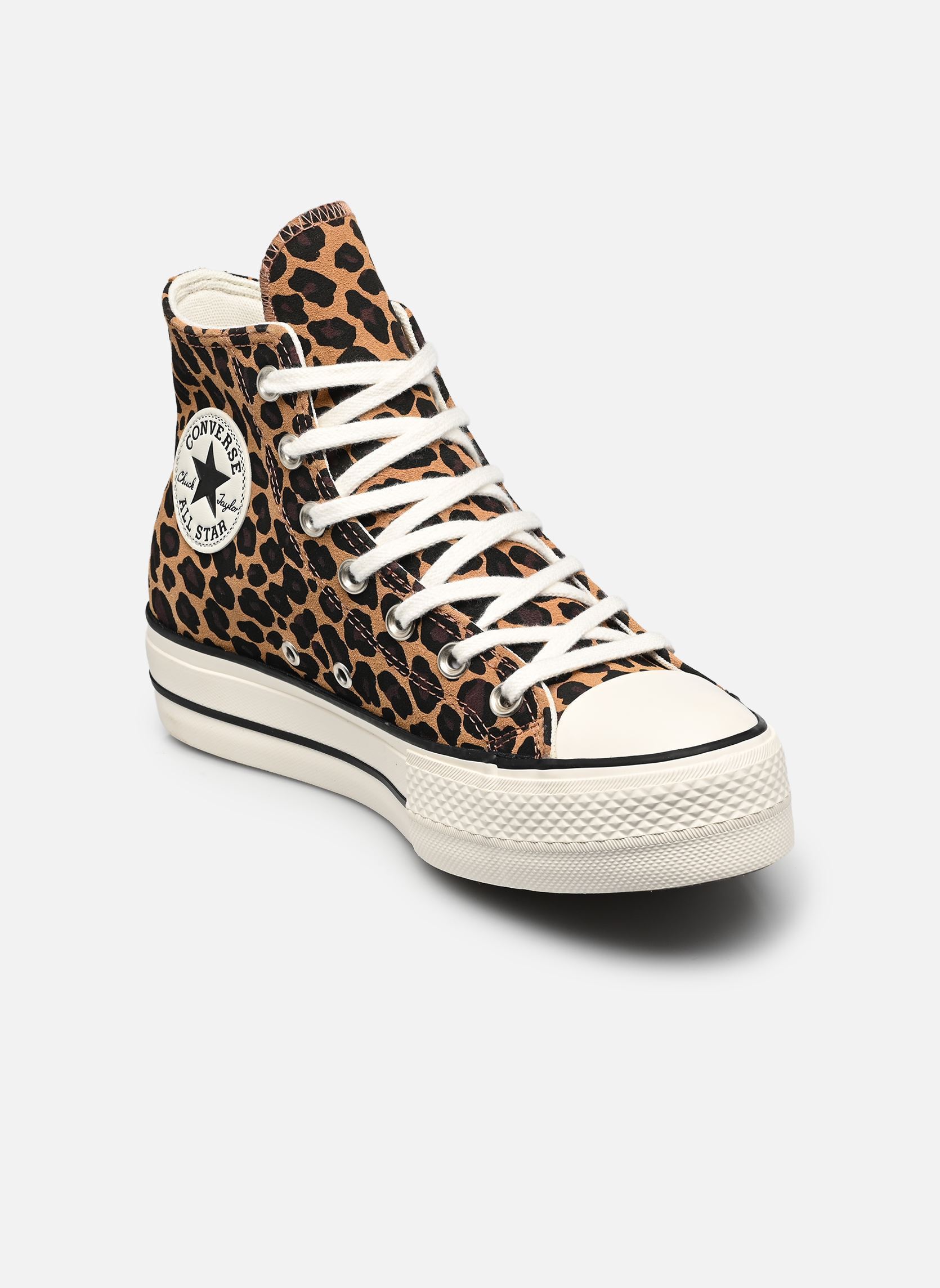 Chuck Taylor All Star Lift Platform Leopard Suede - vue 5