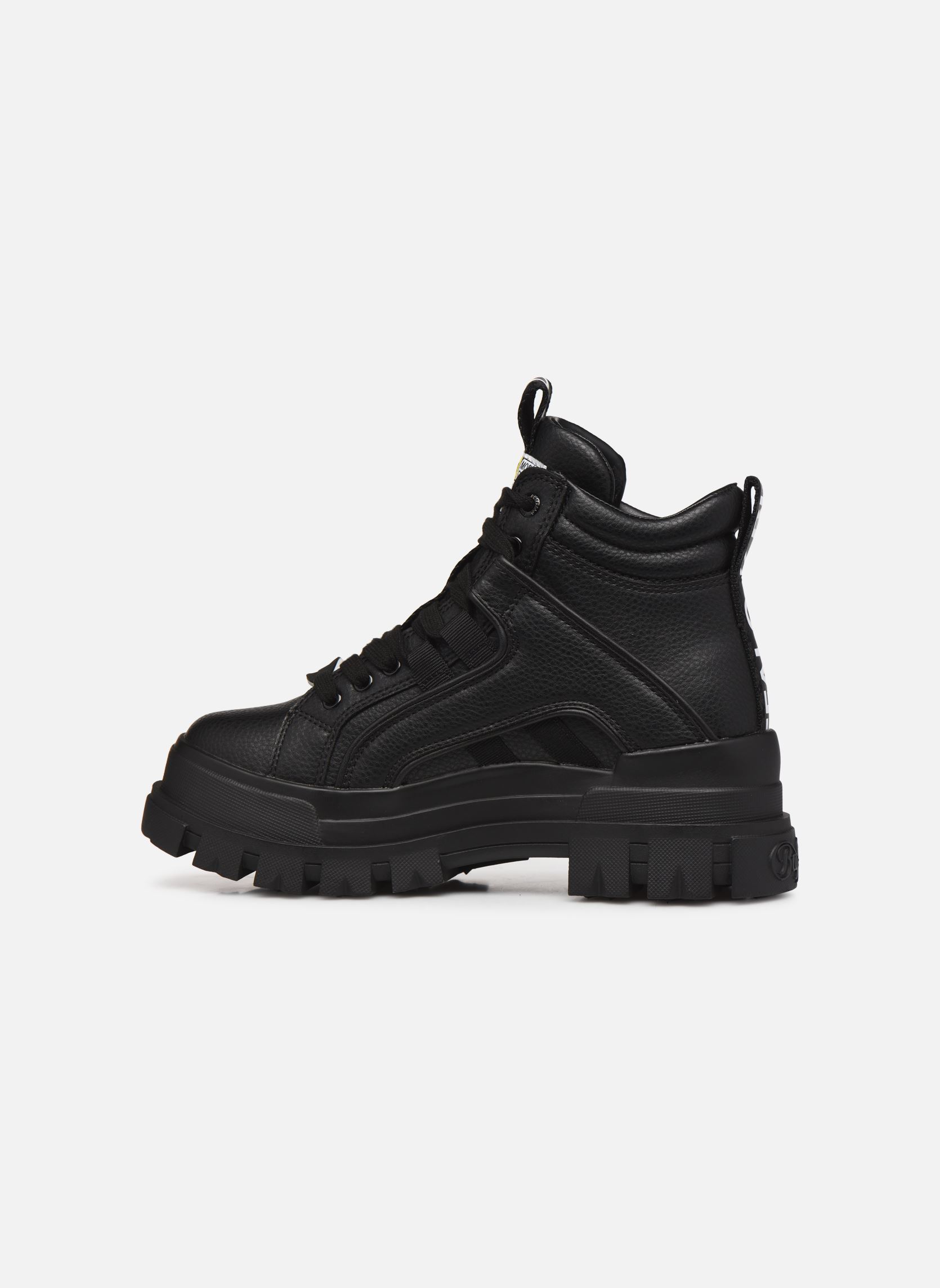 Knöchelhohe Sneaker ASPHA damen schwarz Buffalo Knöchelhohe Sneaker ASPHA damen schwarz BLACK