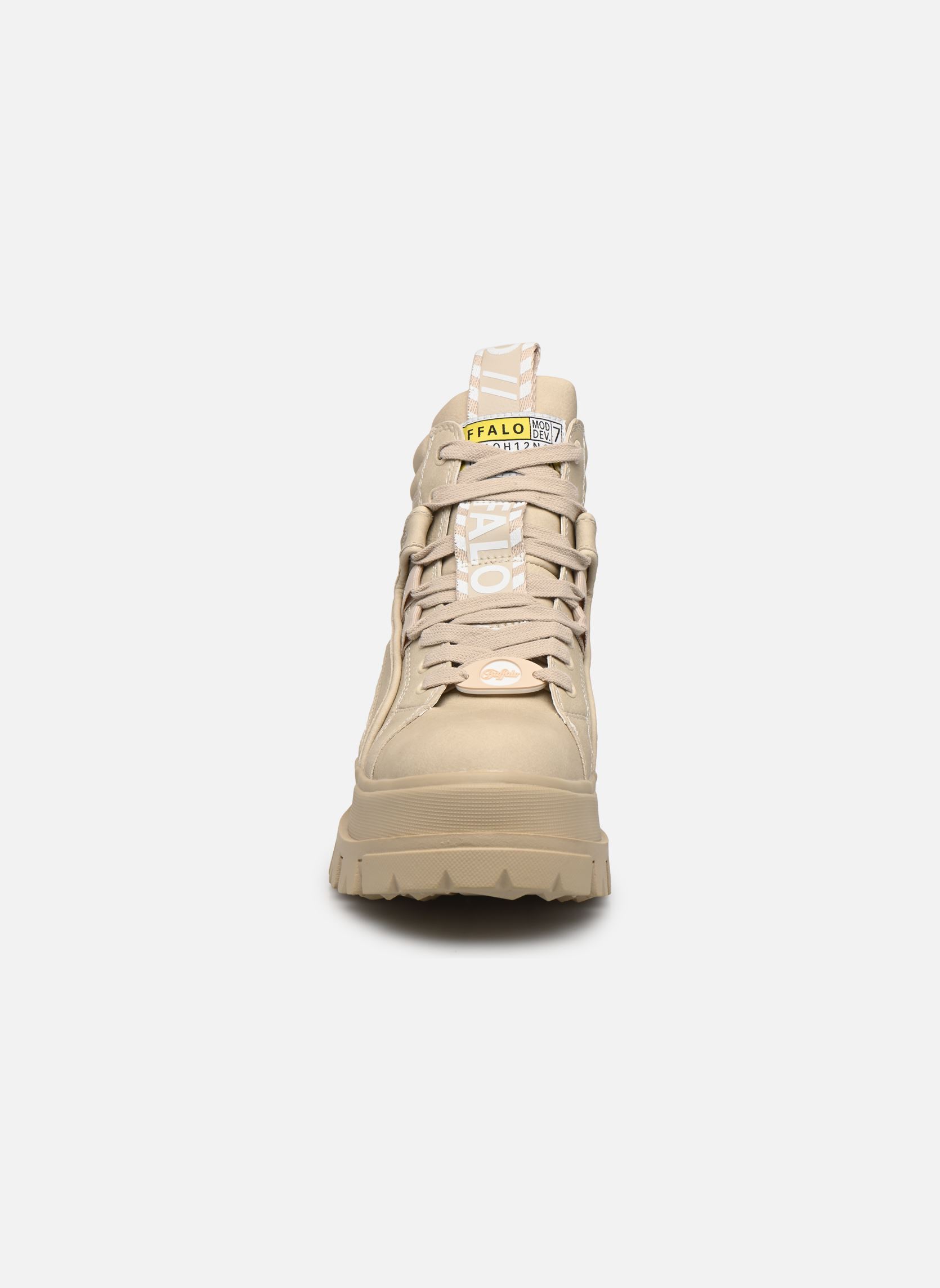 Hoge sneakers ASPHA dames beige Buffalo Hoge sneakers ASPHA dames beige BEIGE