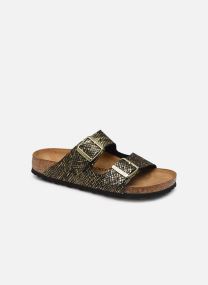 Birkenstock Arizona Micro Fibre (Goud en brons) - Wedges chez Sarenza  (503006)