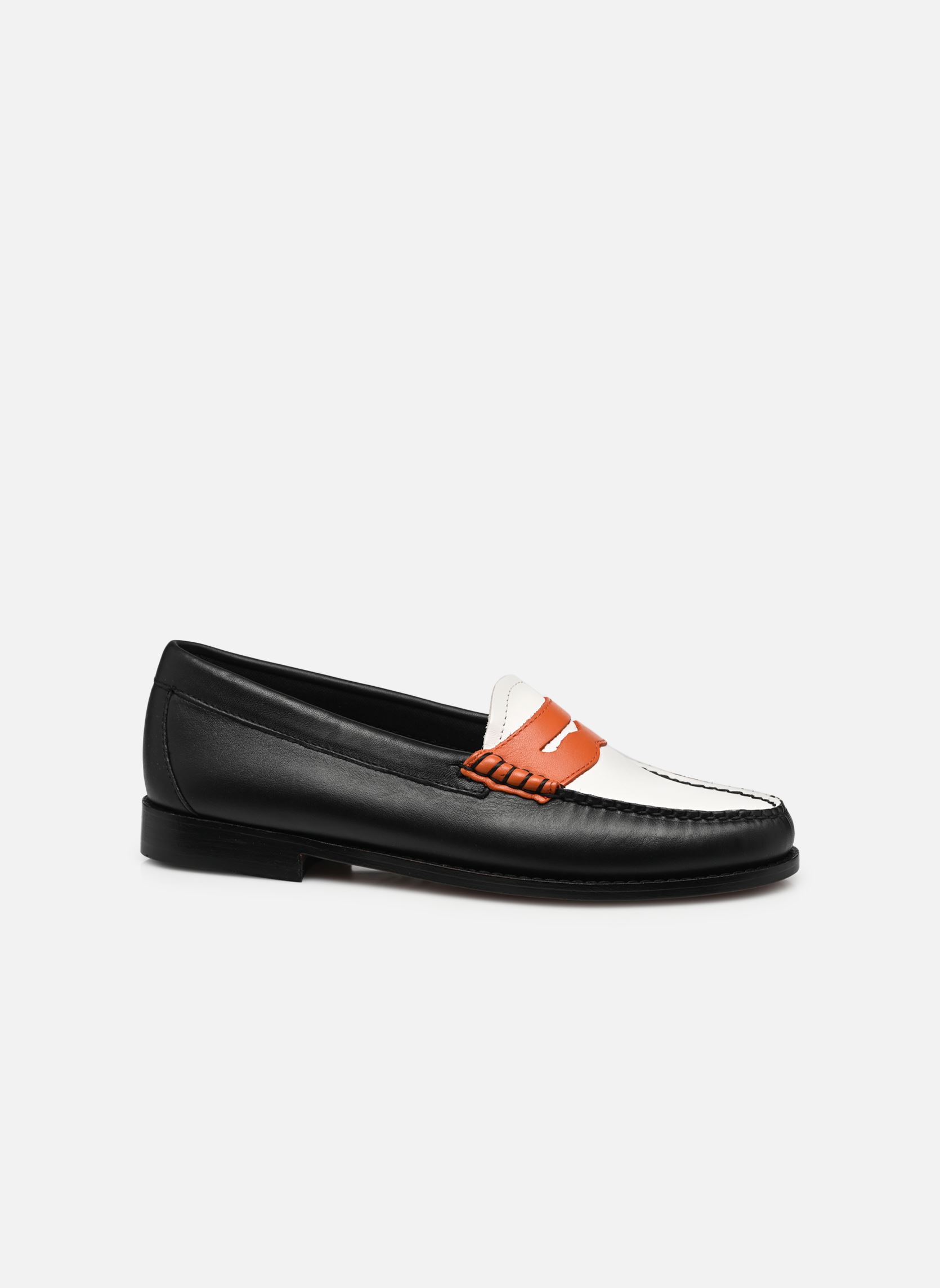 Mocassins WEEJUN WMN Penny Soft femme multicolore G.H. Bass Mocassins WEEJUN WMN Penny Soft femme multicolore BLACK & WHITE LEATHER