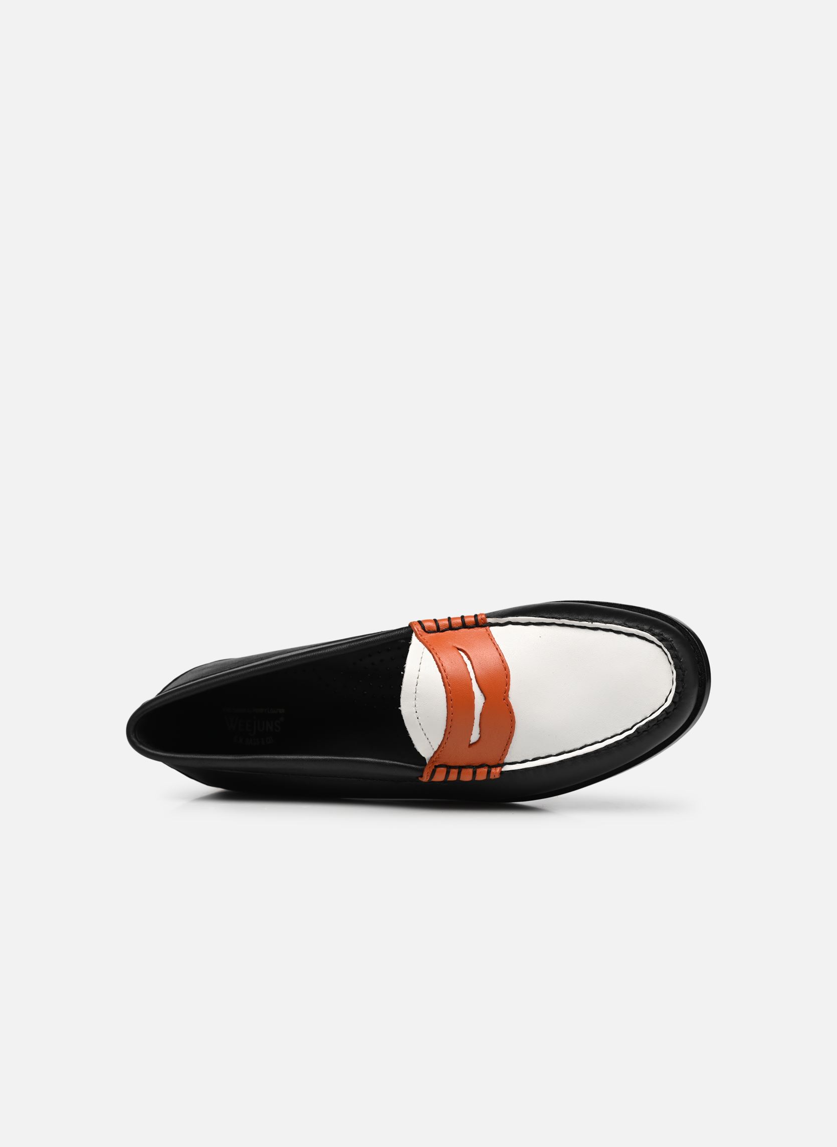 Mocassins WEEJUN WMN Penny Soft femme multicolore G.H. Bass Mocassins WEEJUN WMN Penny Soft femme multicolore BLACK & WHITE LEATHER