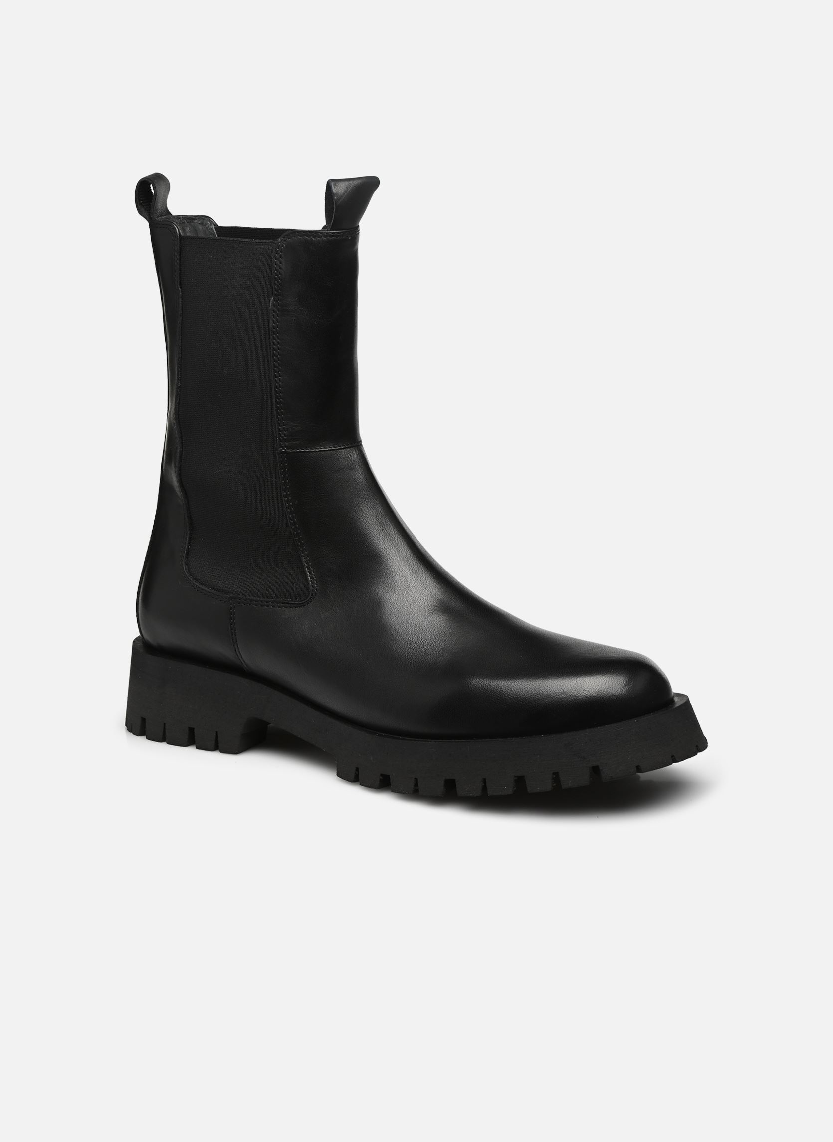 Niedrige Ankle Boots RIDLE damen schwarz Jonak Niedrige Ankle Boots RIDLE damen schwarz CUIR NOIR