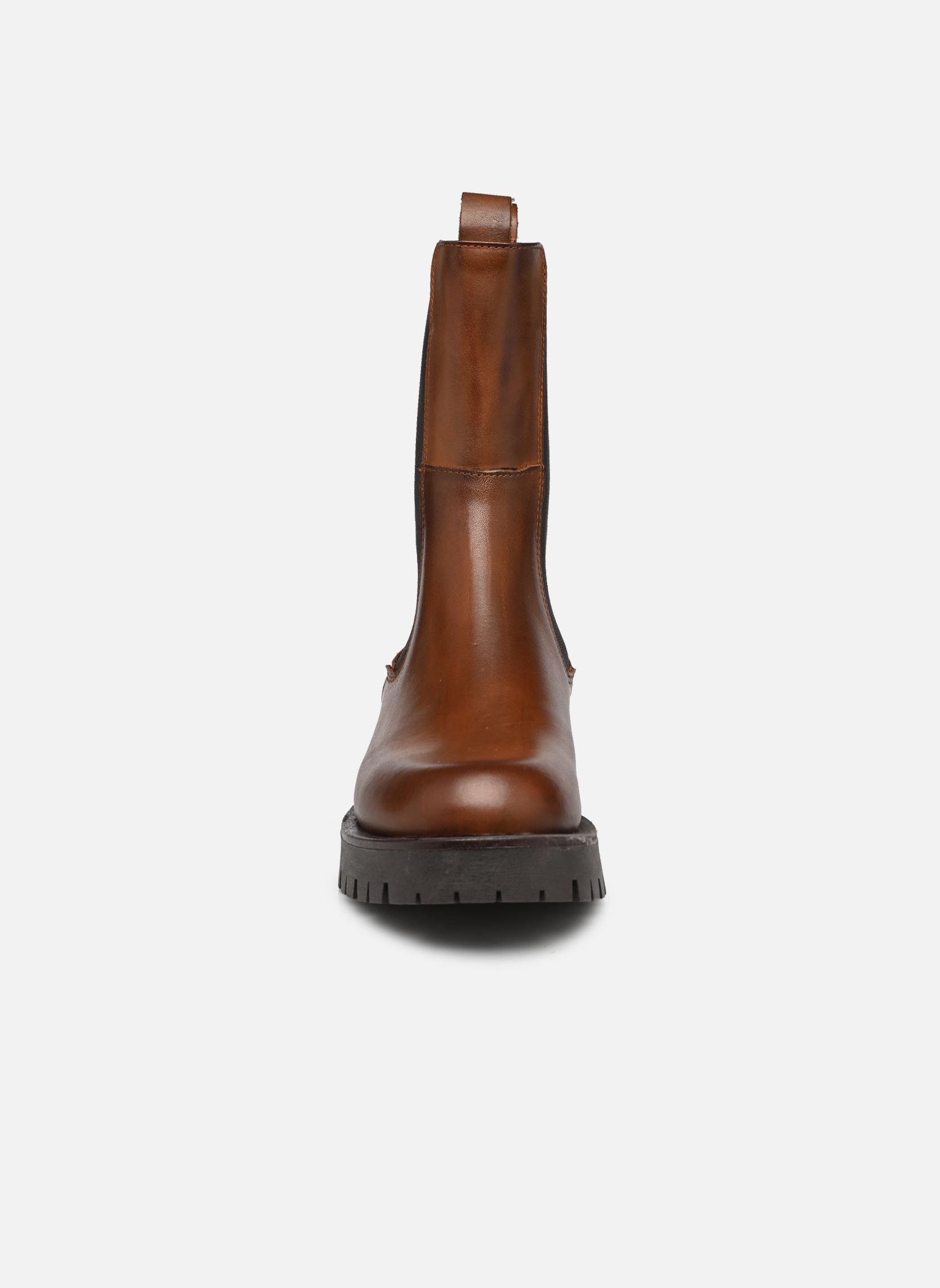 Bottines basses RIDLE femme marron Jonak Bottines basses RIDLE femme marron CUIR MARRON