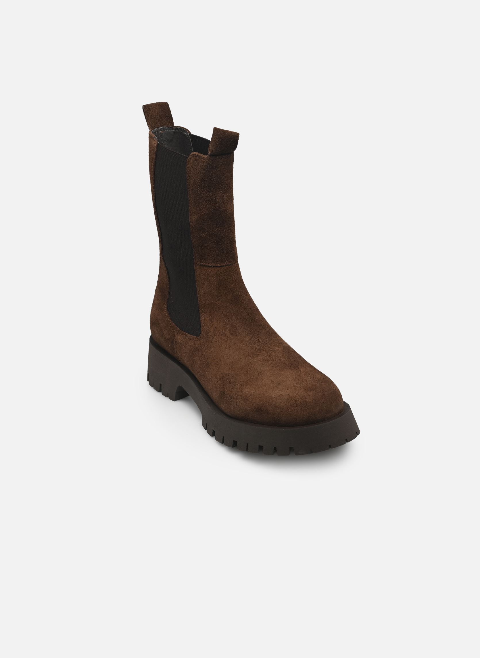 Bottines basses RIDLE femme marron Jonak Bottines basses RIDLE femme marron CROUTE MARRON