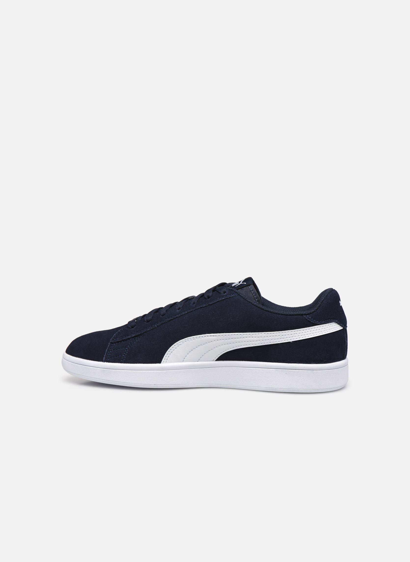 Baskets basses Puma Smash V2 homme bleu Puma Baskets basses Puma Smash V2 homme bleu PEACOAT-PUMA WHITE