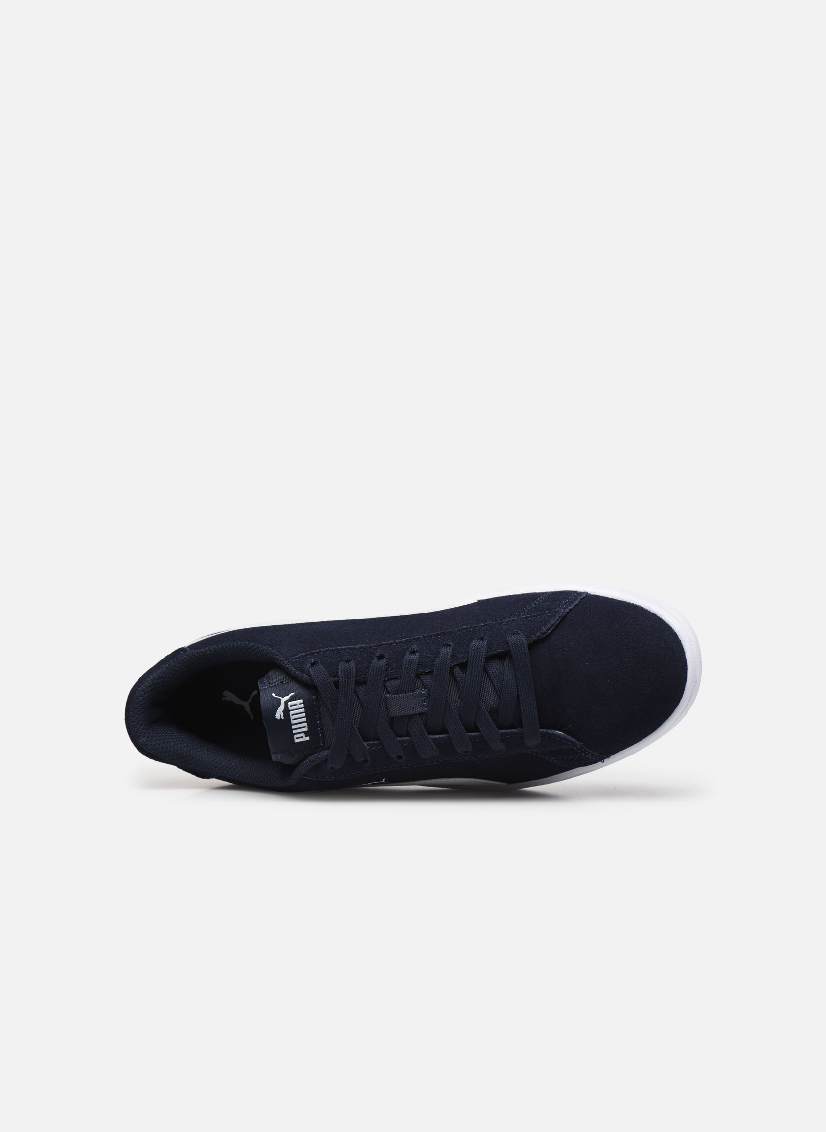 Baskets basses Puma Smash V2 homme bleu Puma Baskets basses Puma Smash V2 homme bleu PEACOAT-PUMA WHITE