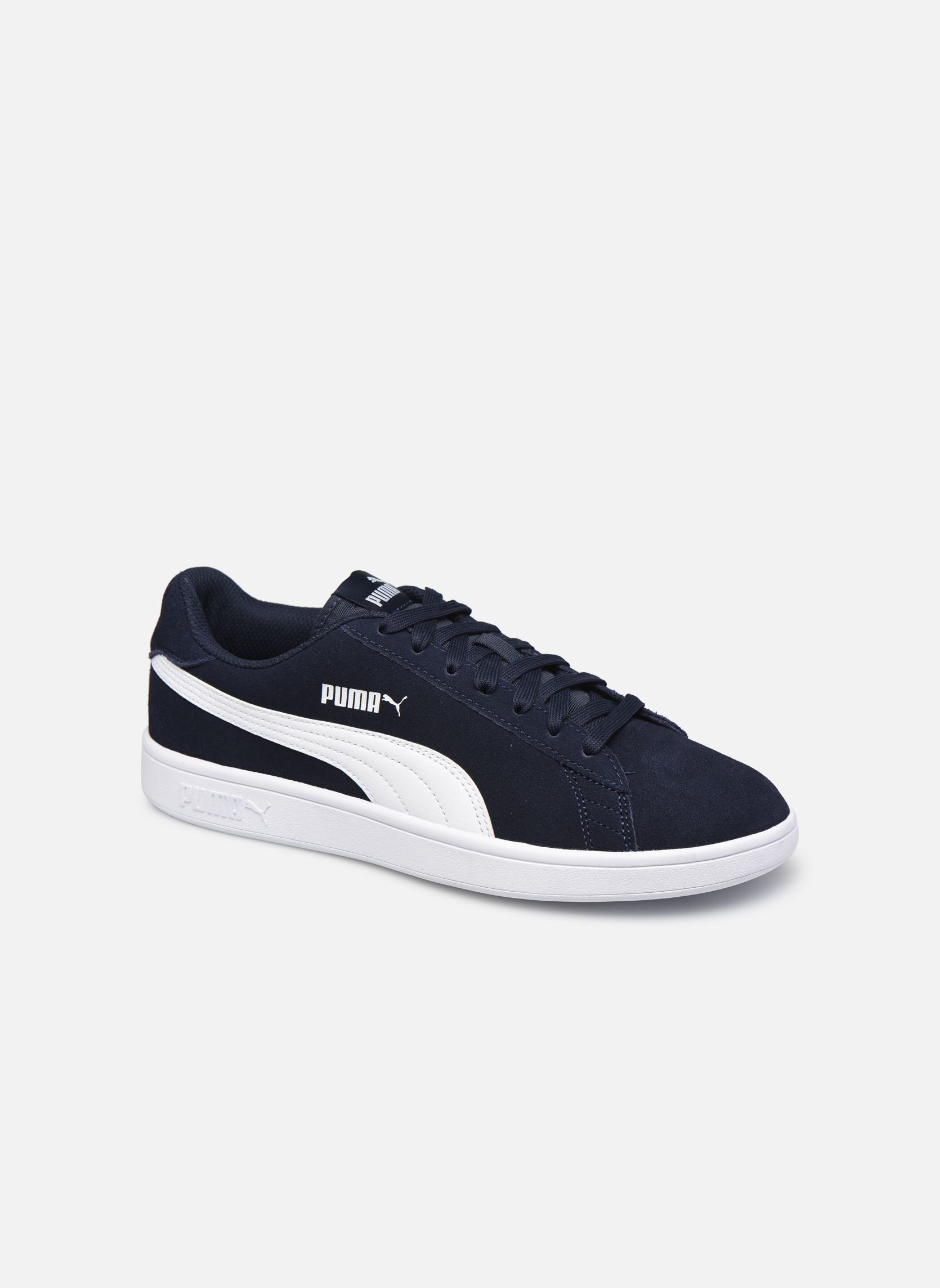 Baskets basses Puma Smash V2 homme bleu Puma Baskets basses Puma Smash V2 homme bleu PEACOAT-PUMA WHITE