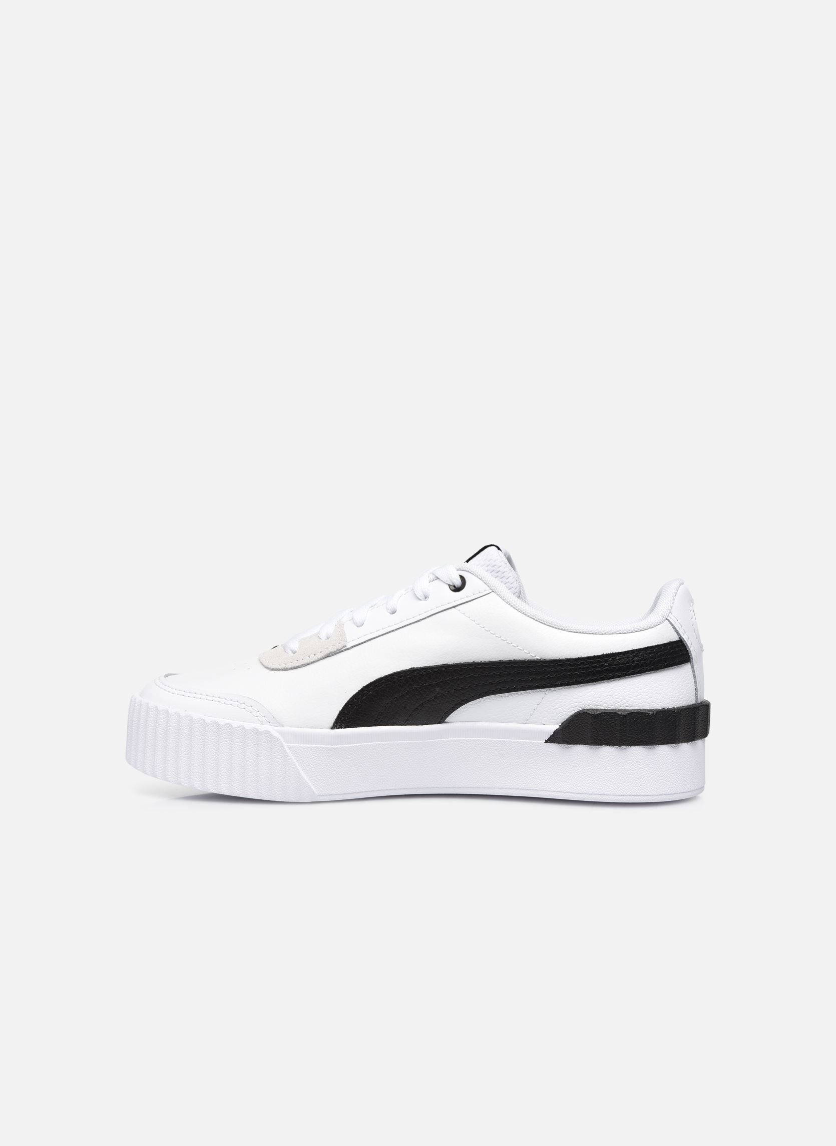 Niedrige Sneaker Wns Carina Lift damen weiß Puma Niedrige Sneaker Wns Carina Lift damen weiß PUMA WHITE-PUMA BLACK-PUMA BLA