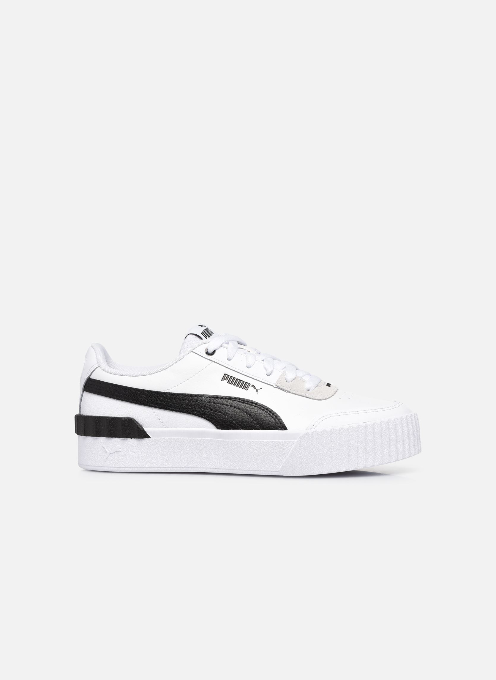 Niedrige Sneaker Wns Carina Lift damen weiß Puma Niedrige Sneaker Wns Carina Lift damen weiß PUMA WHITE-PUMA BLACK-PUMA BLA