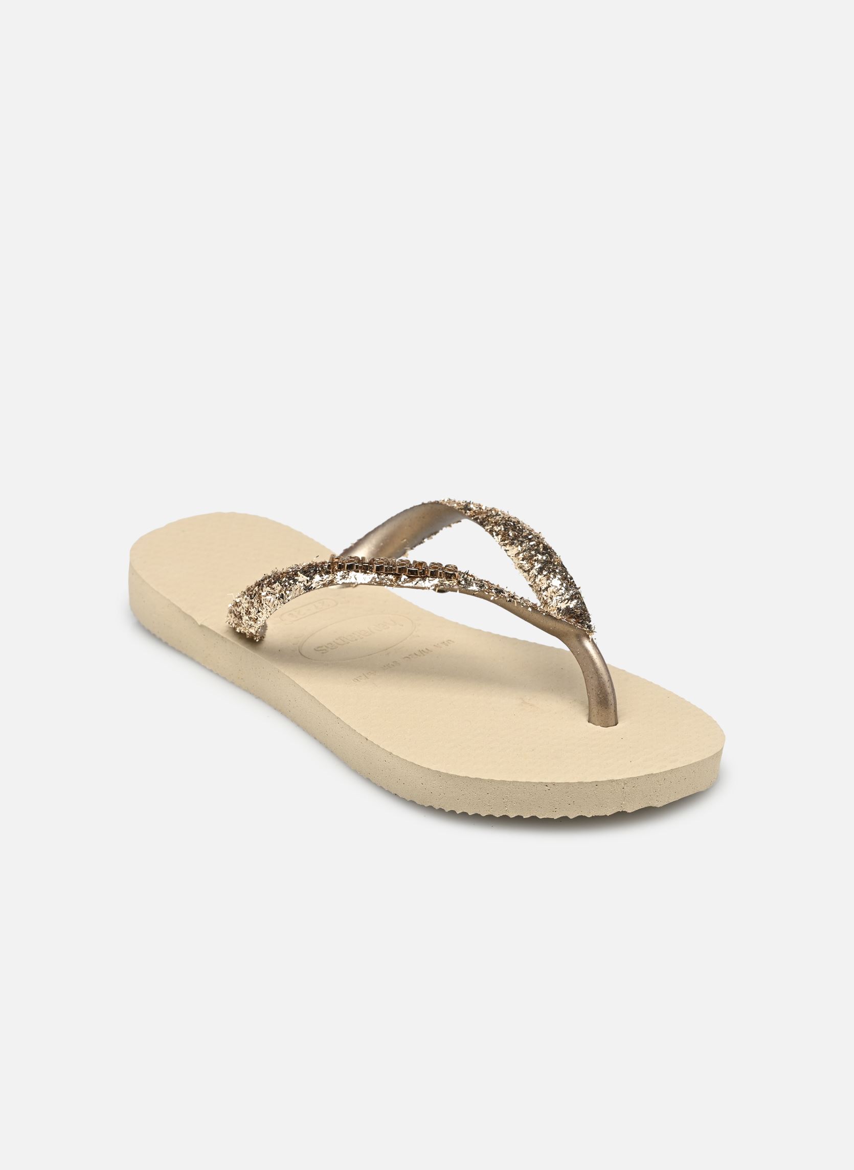 Tongs Kids Slim Glitter II fille argent Havaianas Tongs Kids Slim Glitter II fille argent SAND GREY