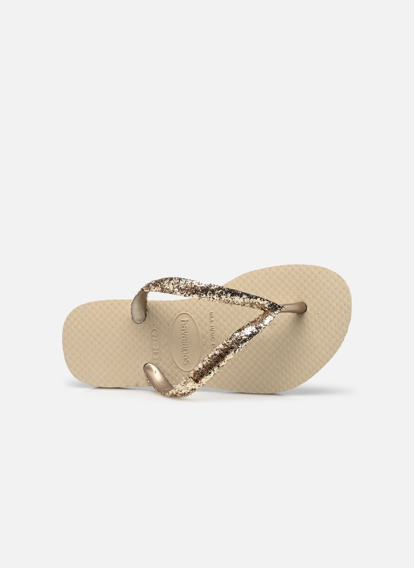 Tongs Kids Slim Glitter II fille argent Havaianas Tongs Kids Slim Glitter II fille argent SAND GREY