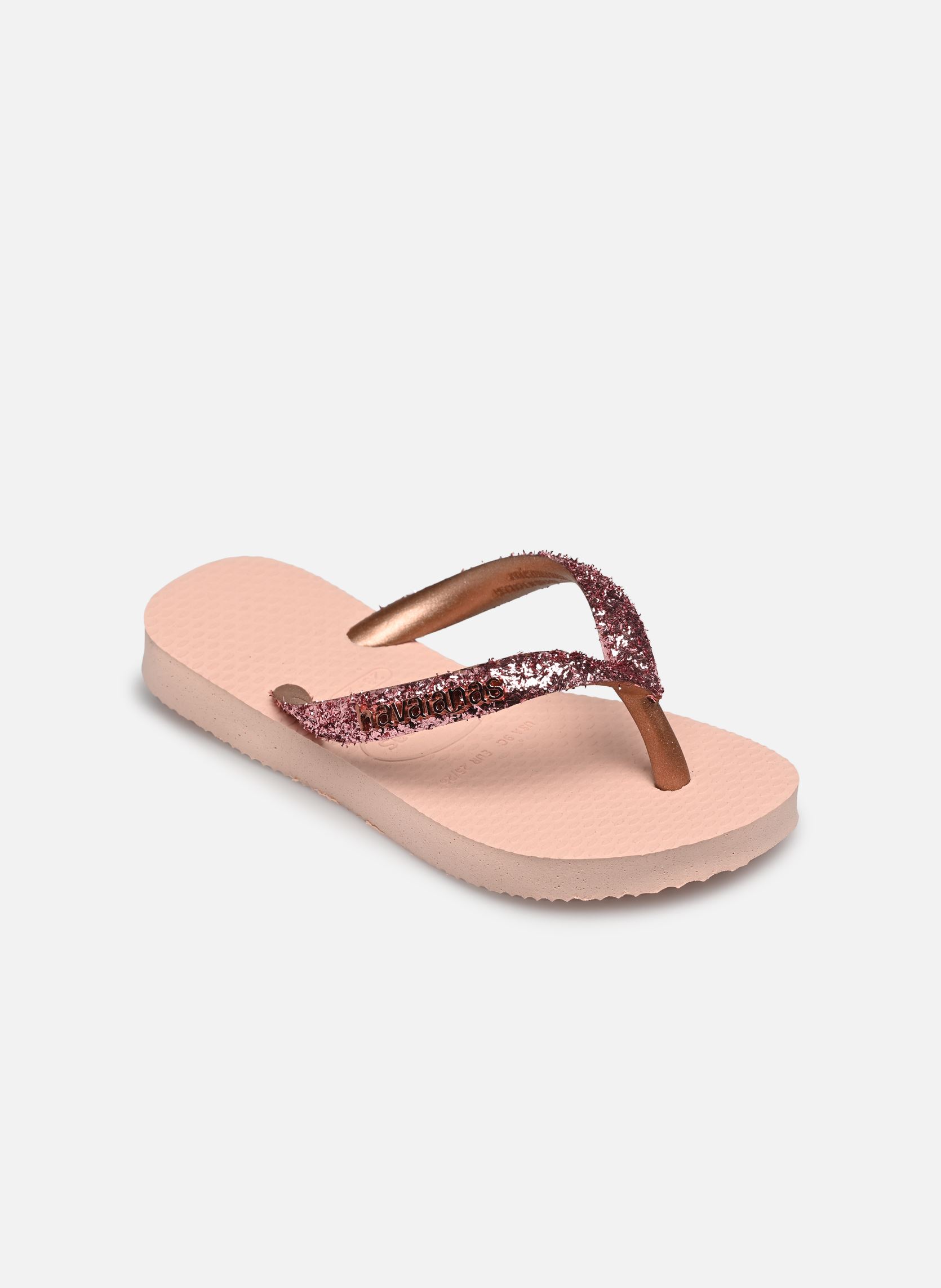 Flip-Flops Kids Slim Glitter II mädchen rosa Havaianas Flip-Flops Kids Slim Glitter II mädchen rosa BALLET ROSE/ GOLDEN BLUSH
