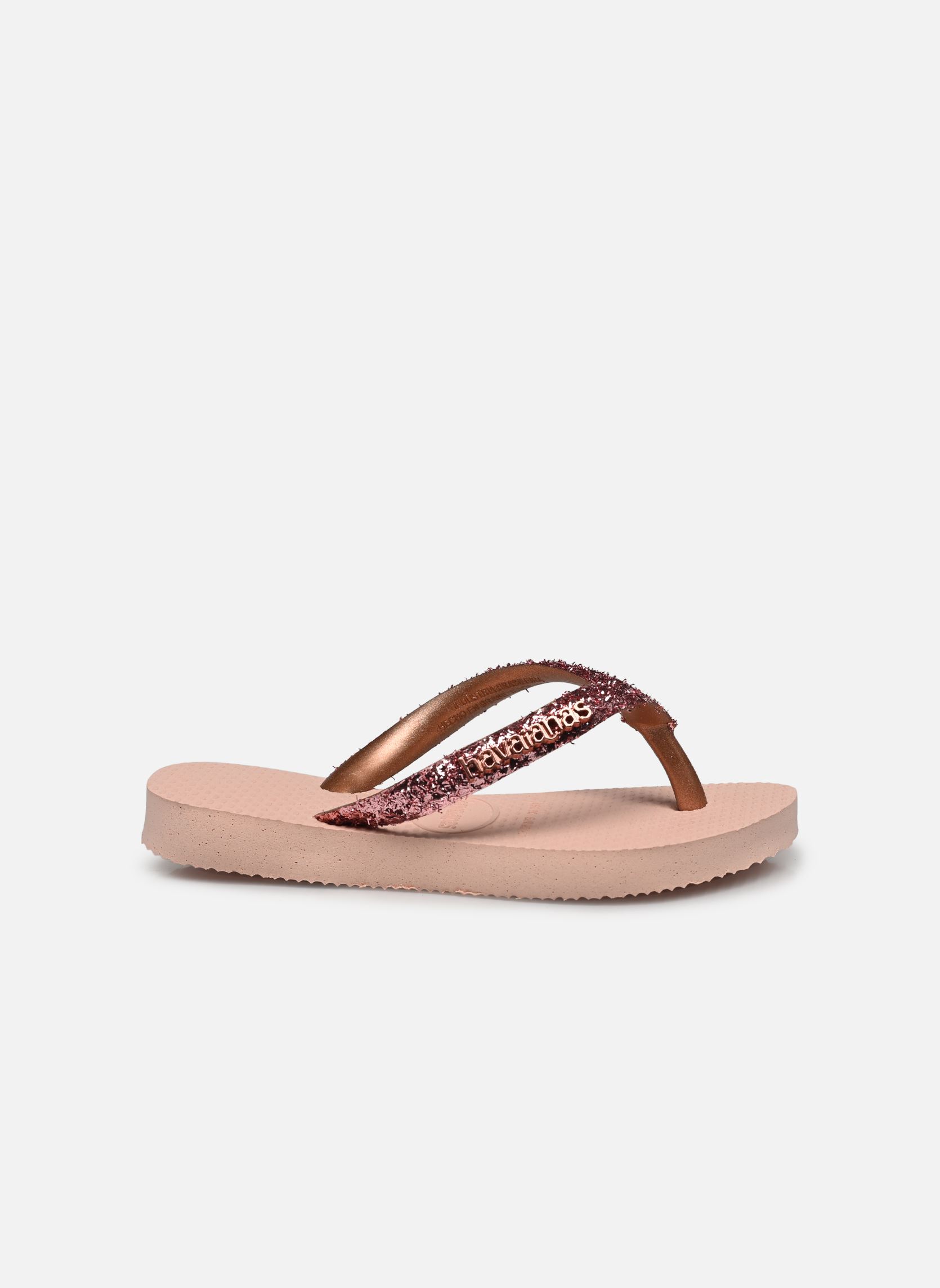 Flip-Flops Kids Slim Glitter II mädchen rosa Havaianas Flip-Flops Kids Slim Glitter II mädchen rosa BALLET ROSE/ GOLDEN BLUSH