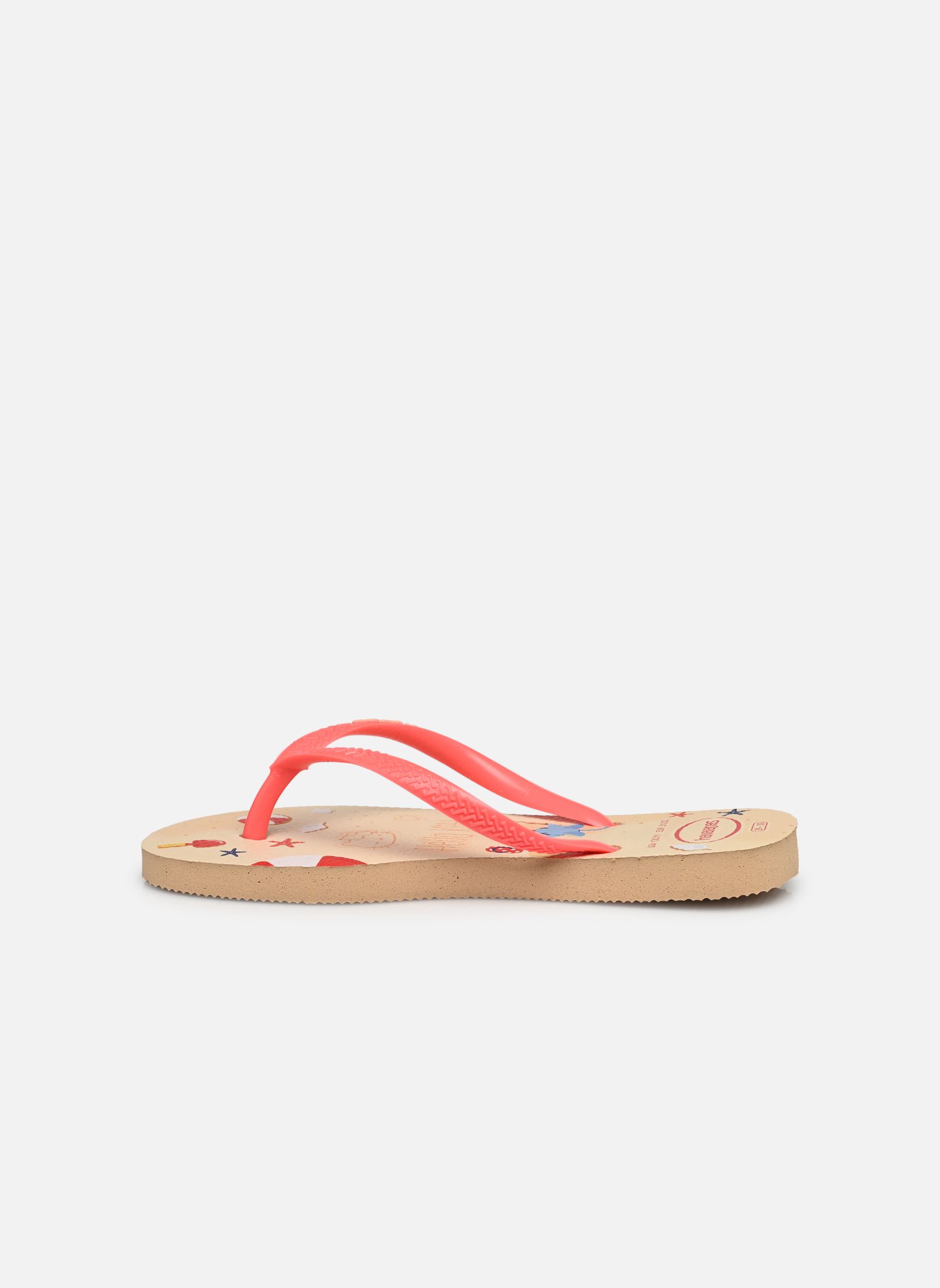 Slippers Kids Slim Hello Kitty meisjes goud en brons Havaianas Slippers Kids Slim Hello Kitty meisjes goud en brons Golden