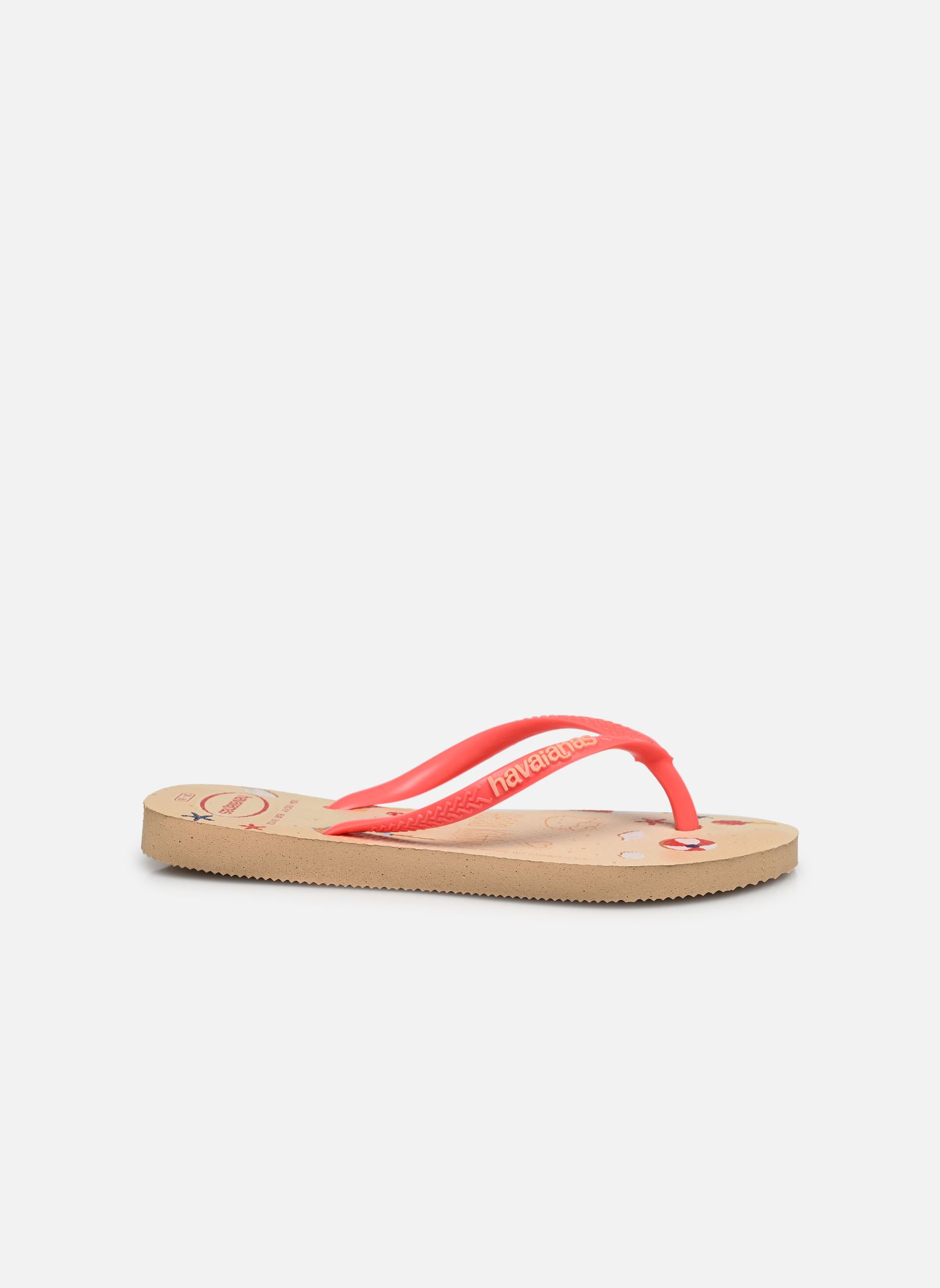Slippers Kids Slim Hello Kitty meisjes goud en brons Havaianas Slippers Kids Slim Hello Kitty meisjes goud en brons Golden