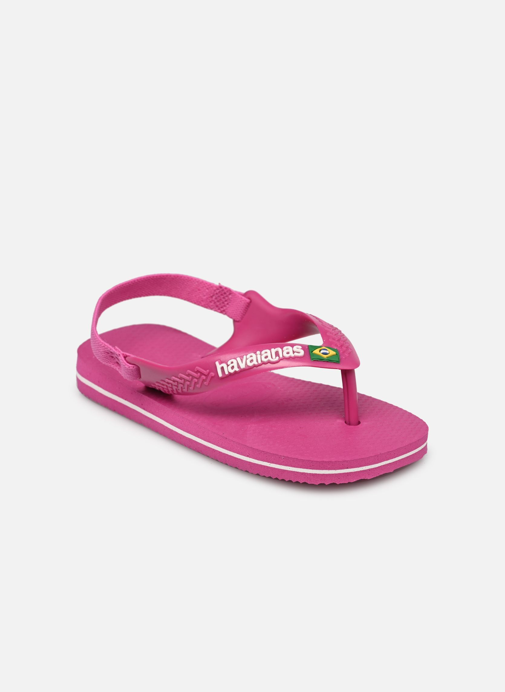 Flip-Flops Baby Brasil Logo II mädchen rosa Havaianas Flip-Flops Baby Brasil Logo II mädchen rosa ROSE GUM/ROSE GUM