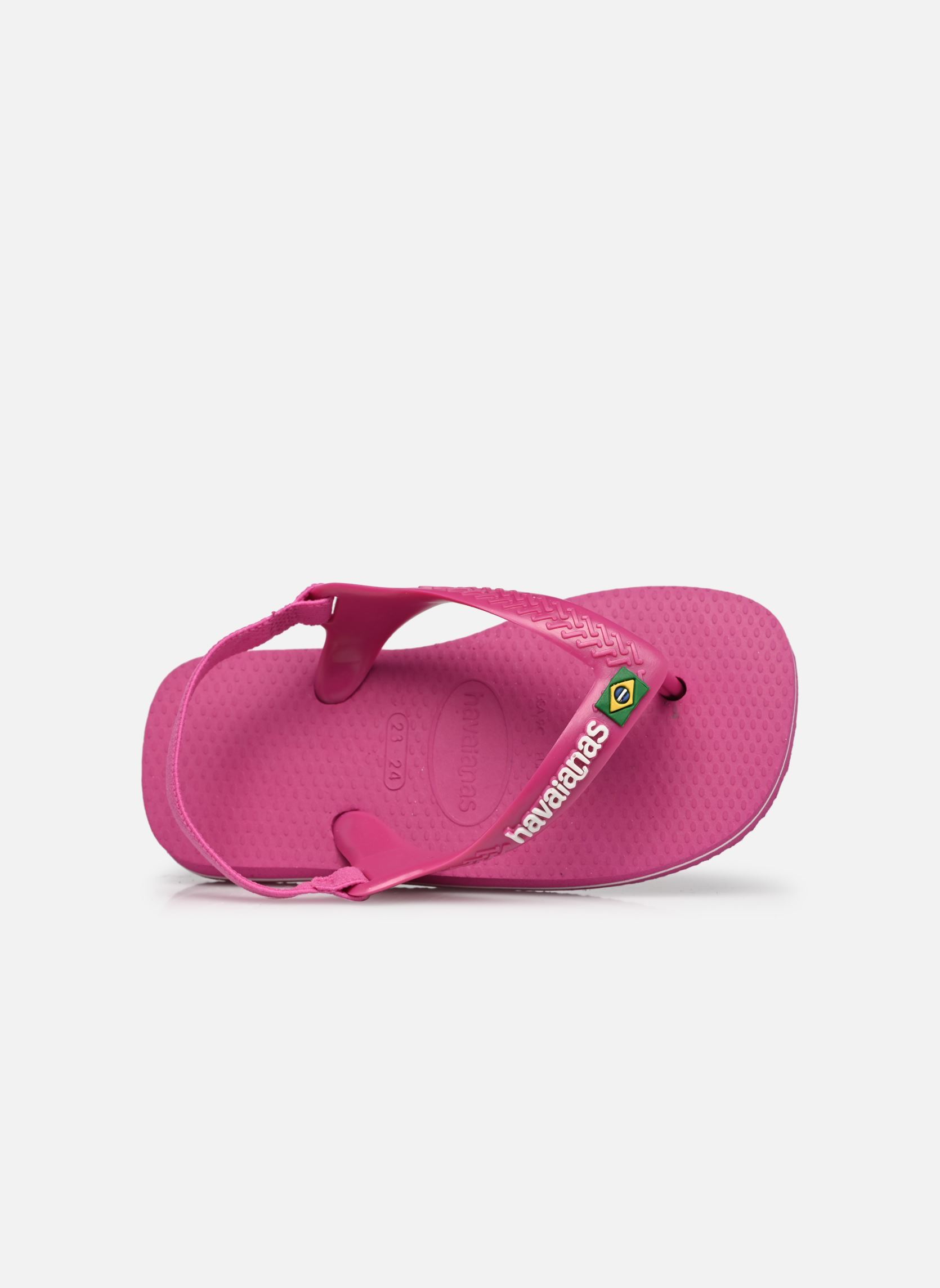 Flip-Flops Baby Brasil Logo II mädchen rosa Havaianas Flip-Flops Baby Brasil Logo II mädchen rosa ROSE GUM/ROSE GUM