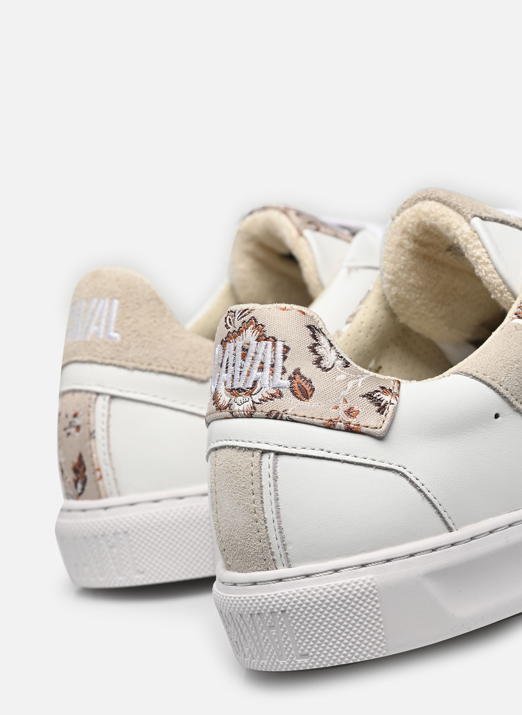 Lage sneakers Slash W dames wit Caval Lage sneakers Slash W dames wit Beige Floral