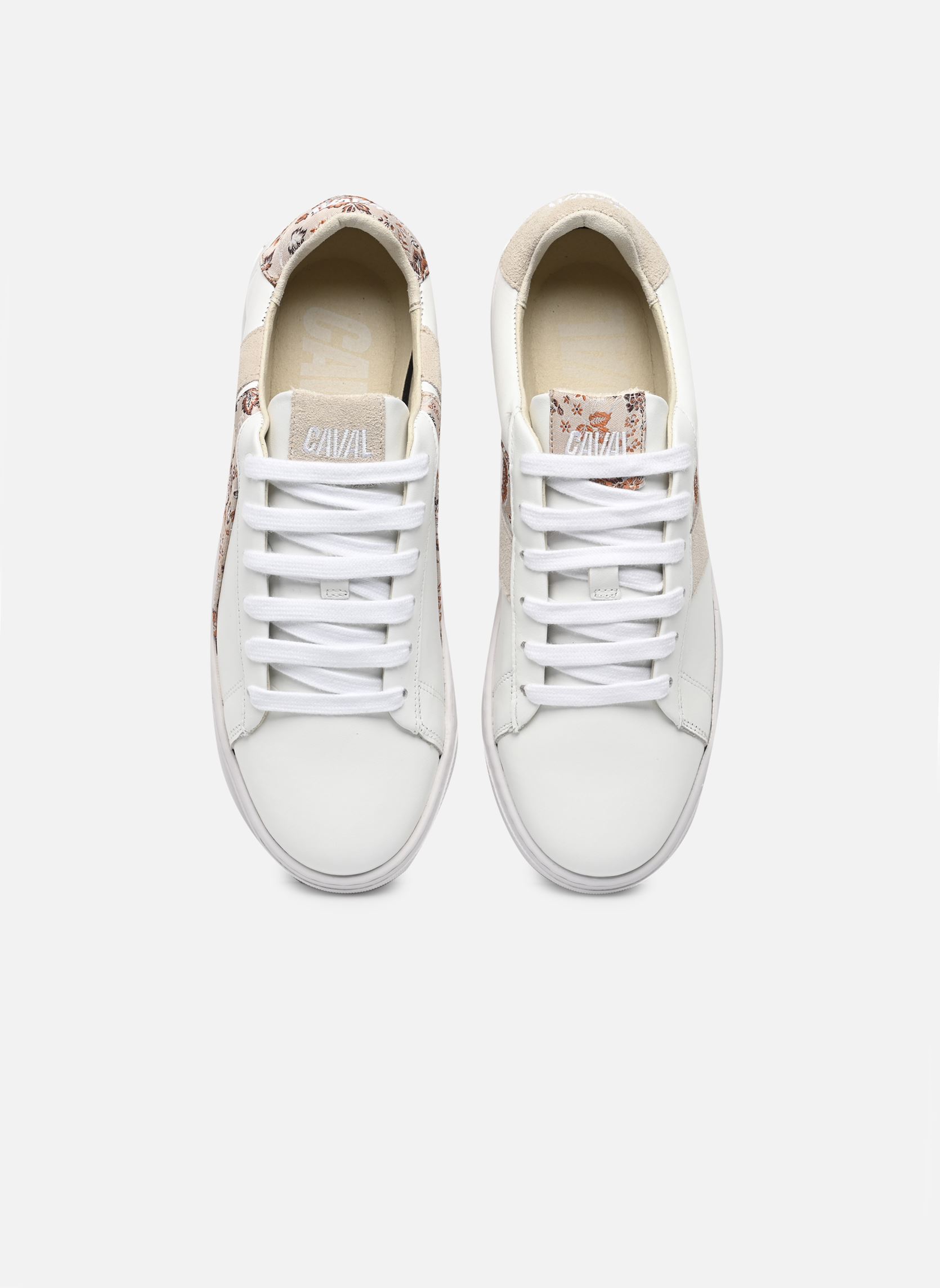 Lage sneakers Slash W dames wit Caval Lage sneakers Slash W dames wit Beige Floral