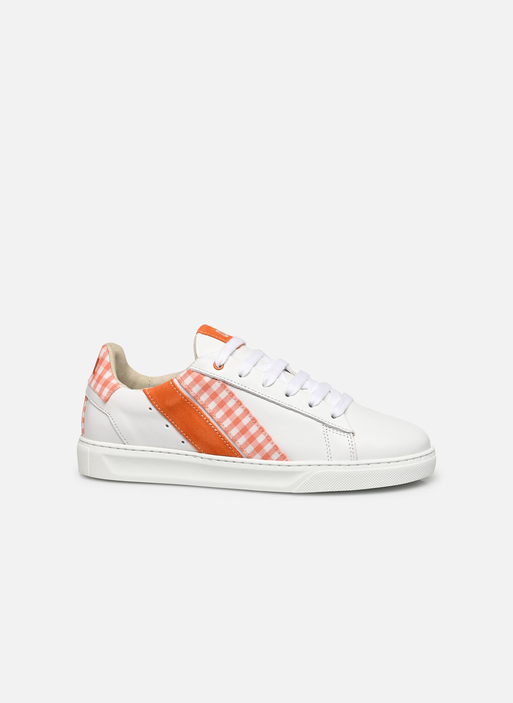 Niedrige Sneaker Slash W damen weiß Caval Niedrige Sneaker Slash W damen weiß Orange Vichy