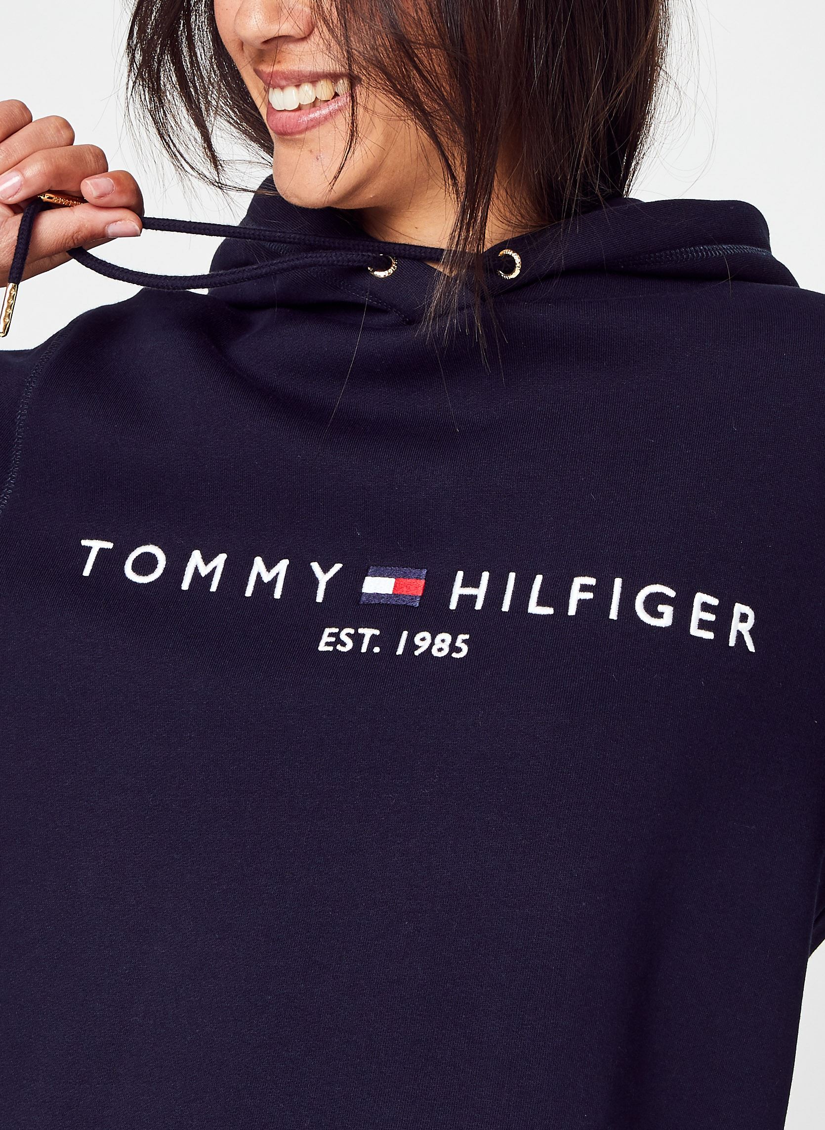 Sweats à capuche Heritage Hilfiger Hoodie LS femme bleu Tommy Hilfiger Sweats à capuche Heritage Hilfiger Hoodie LS femme bleu BLUE