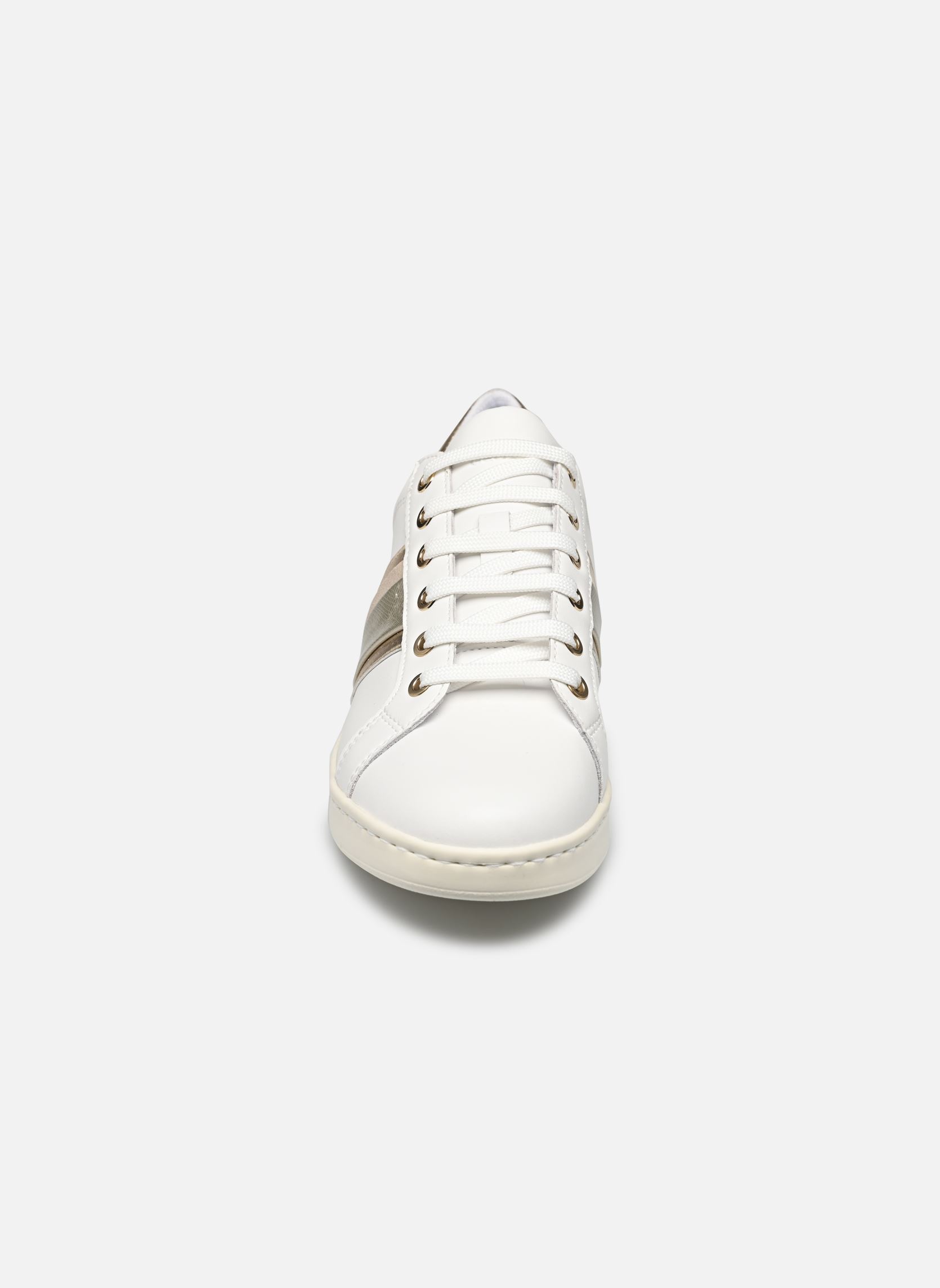Niedrige Sneaker D JAYSEN damen weiß Geox Niedrige Sneaker D JAYSEN damen weiß WHITE/LT GOLD